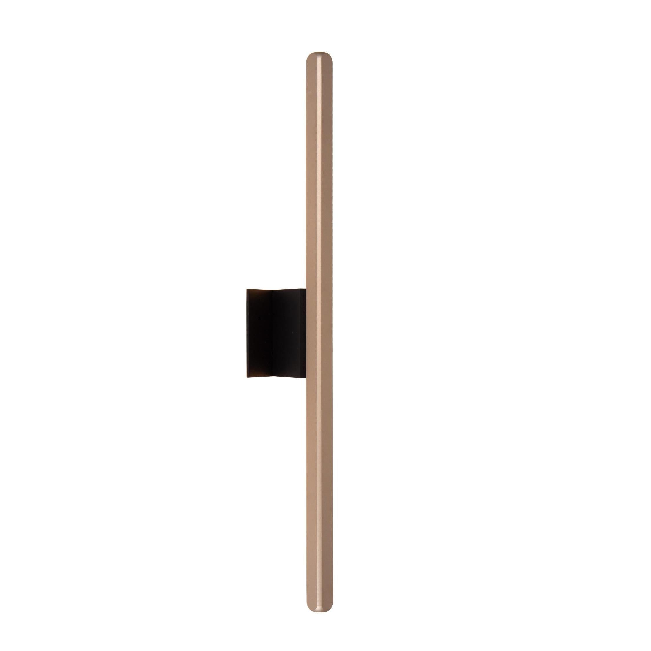 Lucide BRAGA - Wandlamp Binnen/Buiten - LED - 1x10W 2700K - IP54 - Koffie | Premium - KwaliteitWonen.nl