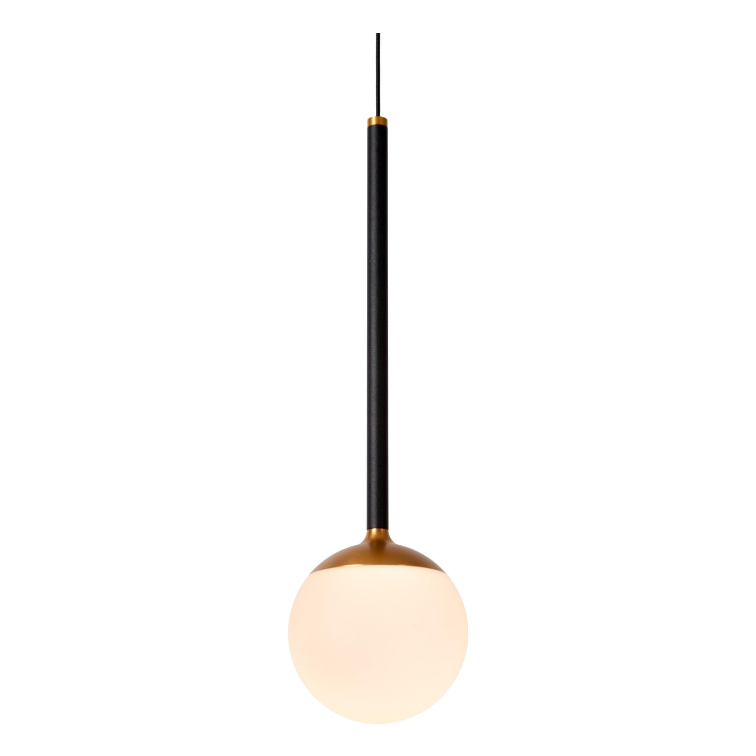 Lucide CALINA - Hanglamp - Ø 9,9 cm - LED Dimb. - CCT - 1x7W 2200K/3300K - Met vervangbare LED-module - Zwart | Premium - KwaliteitWonen.nl