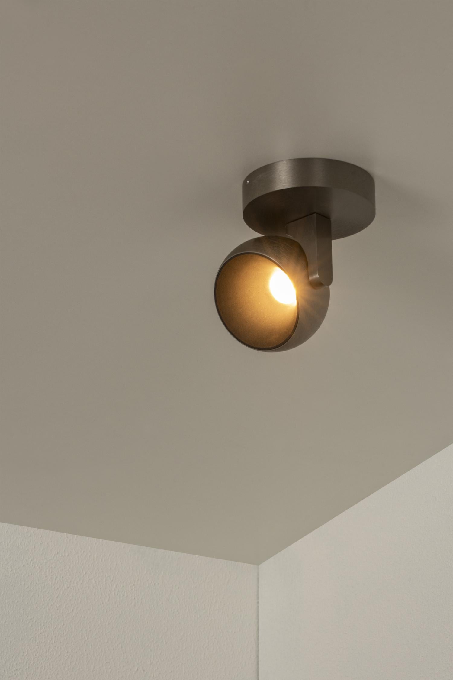 Lucide ESFERA - Plafondspot - Ø 11,2 cm - LED Dimb. - 1x11W 2700K - Grijs ijzer | Premium - KwaliteitWonen.nl