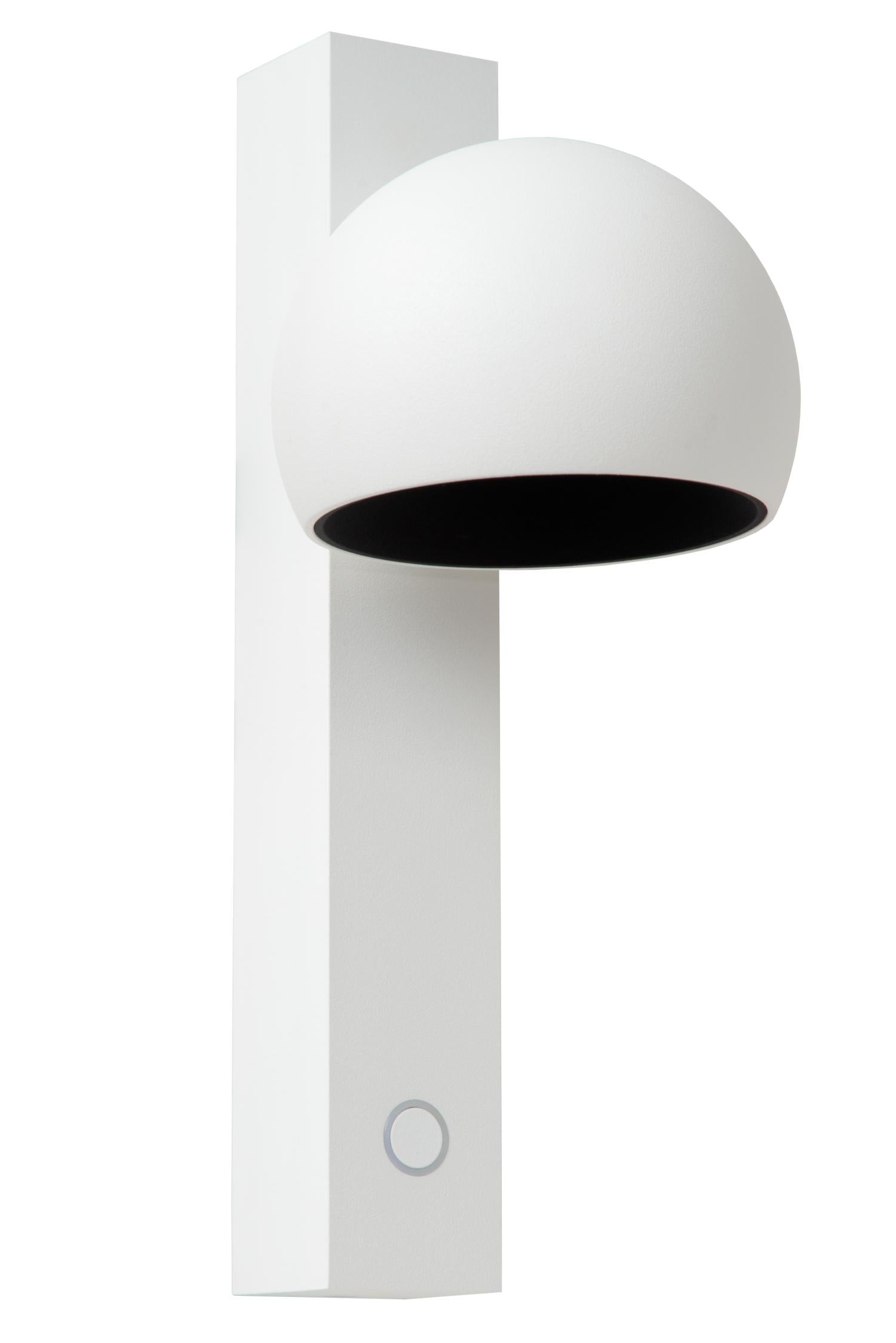 Lucide ESFERA - Wandlamp - LED Dimb. - 1x9W 2700K - Wit | Premium - KwaliteitWonen.nl