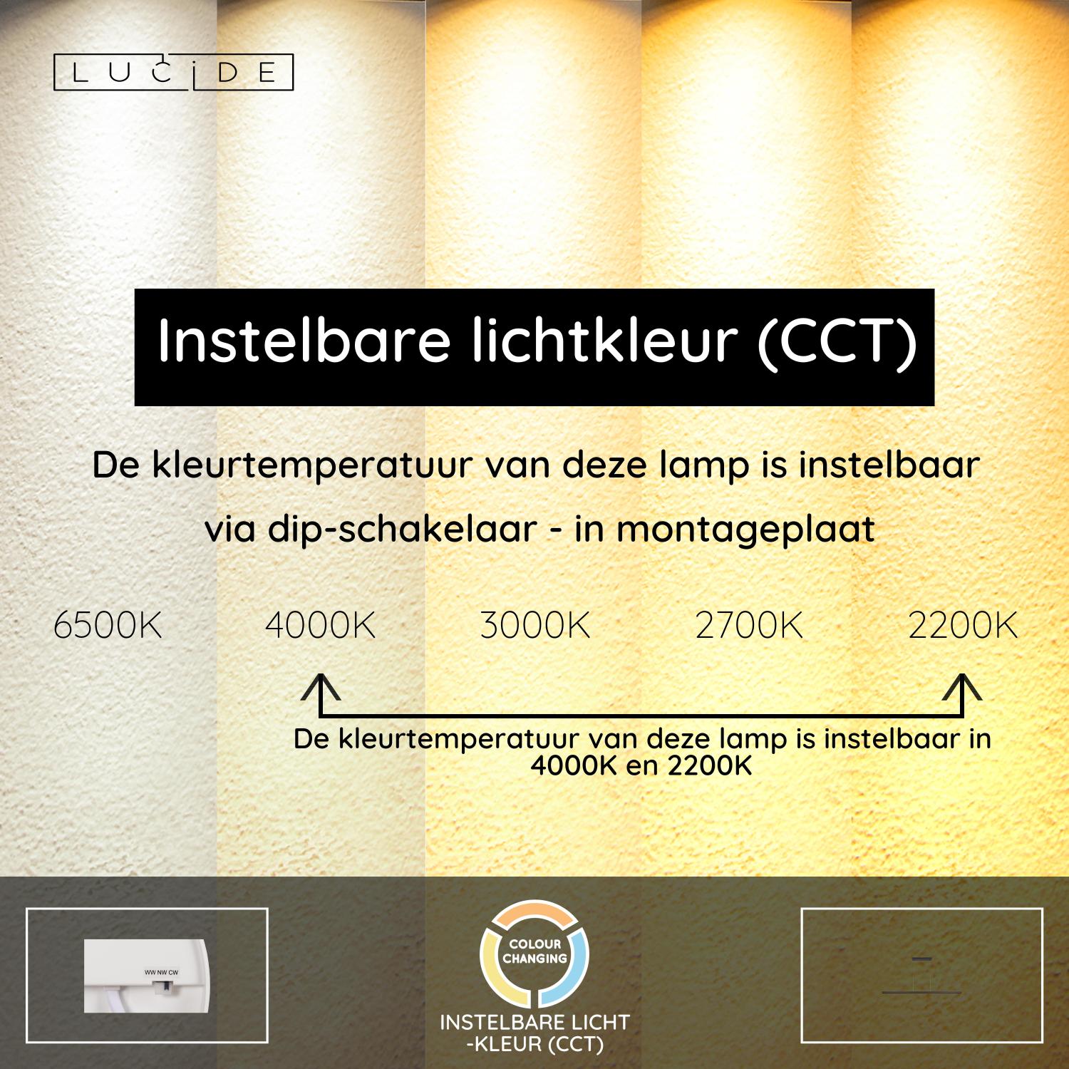 Lucide FELSTED - Hanglamp - LED Dimb. - CCT - 1x28W 2200K/4000K - Zwart | Vibes - KwaliteitWonen.nl