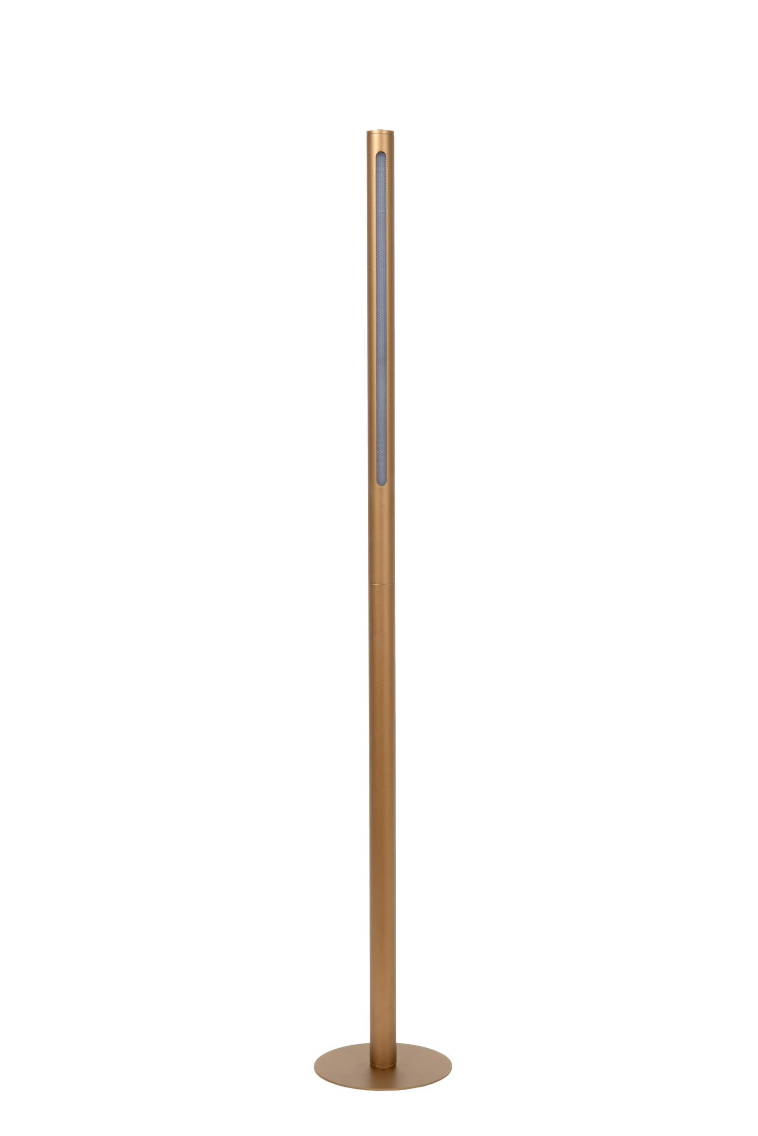 Lucide GRIFFITH - Vloerlamp - Ø 21 cm - LED Dimb. - CCT - 1x18W 2700K/4000K - Brons | Premium - KwaliteitWonen.nl