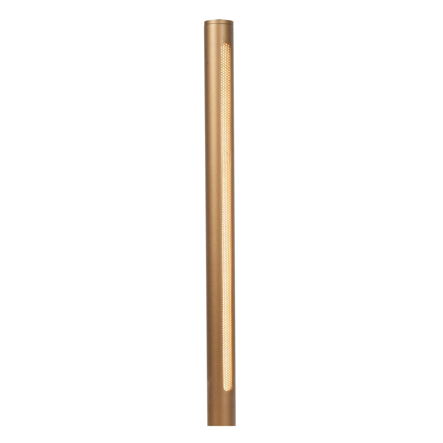 Lucide GRIFFITH - Vloerlamp - Ø 21 cm - LED Dimb. - CCT - 1x18W 2700K/4000K - Brons | Premium - KwaliteitWonen.nl