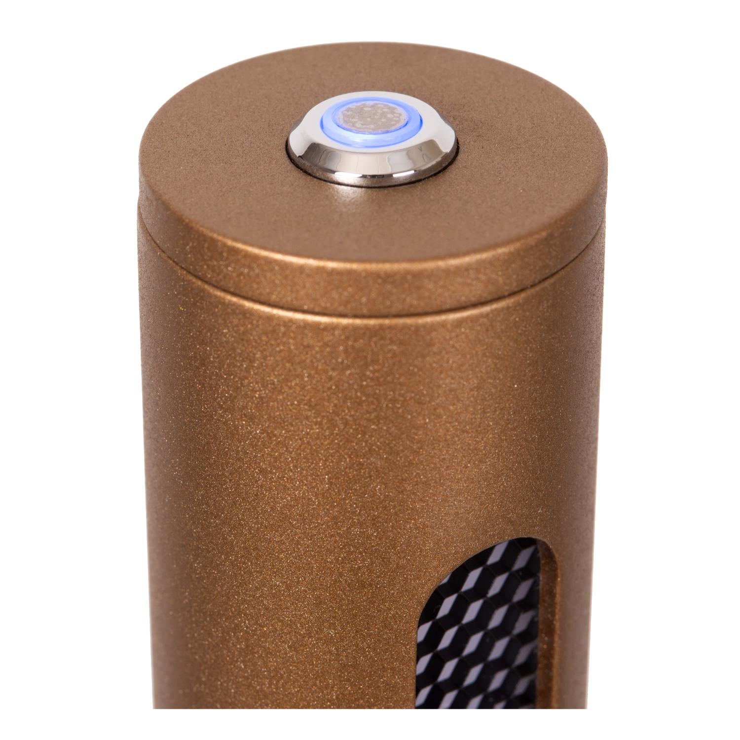 Lucide GRIFFITH - Vloerlamp - Ø 21 cm - LED Dimb. - CCT - 1x18W 2700K/4000K - Brons | Premium - KwaliteitWonen.nl
