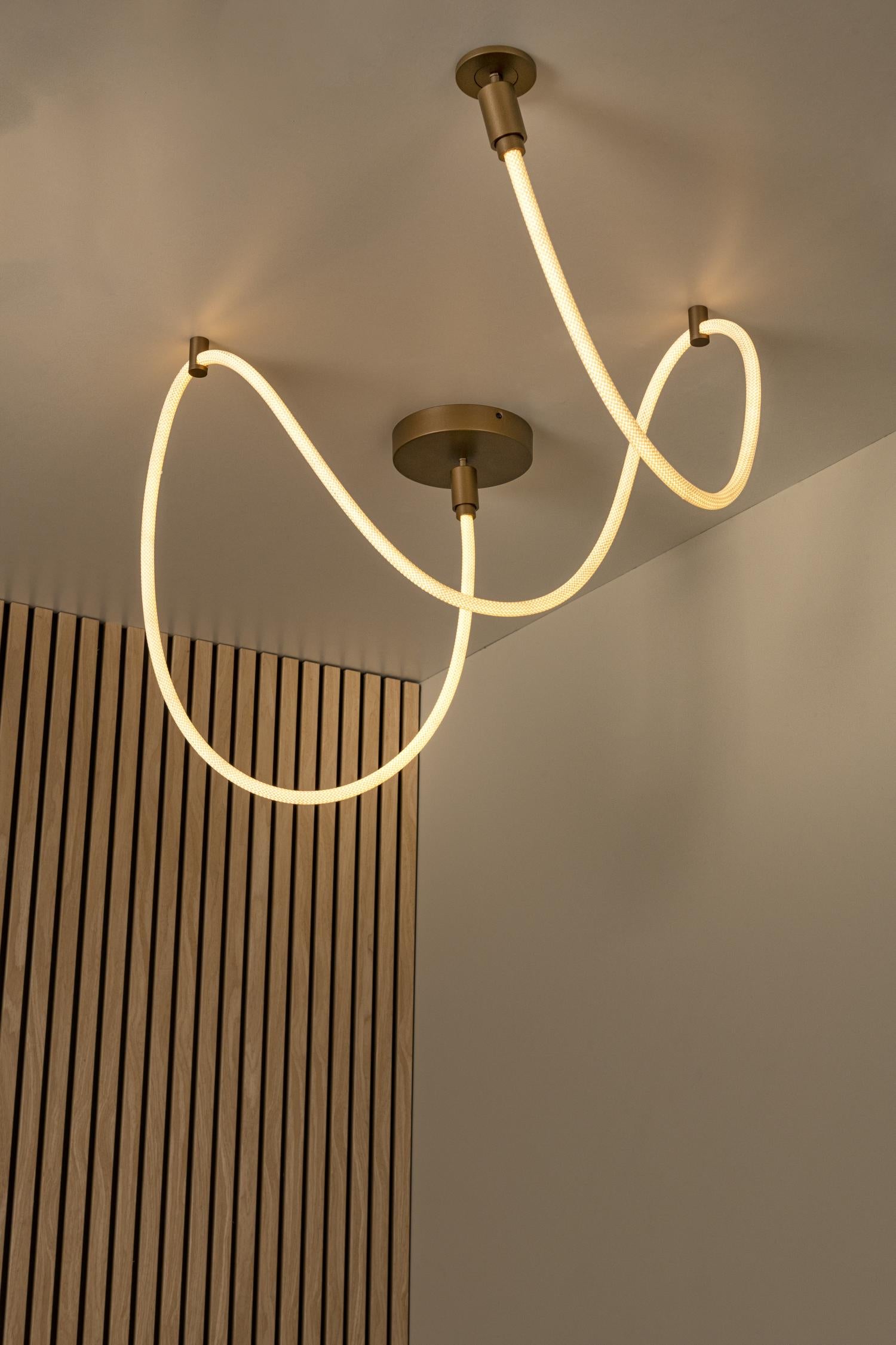 Lucide JANDERIN - Plafonnière - LED Dimb. - CCT - 1x36W 2200K/3300K - Champagne kleur | Vibes - KwaliteitWonen.nl