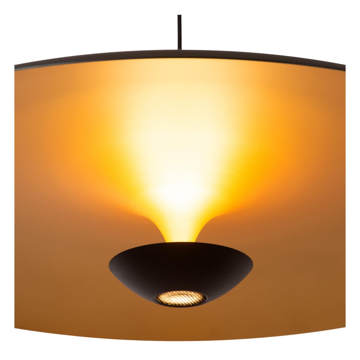 Lucide KENNETH - Hanglamp - Ø 80 cm - LED Dimb. - 1x22W 2700K - Zwart | Premium - KwaliteitWonen.nl