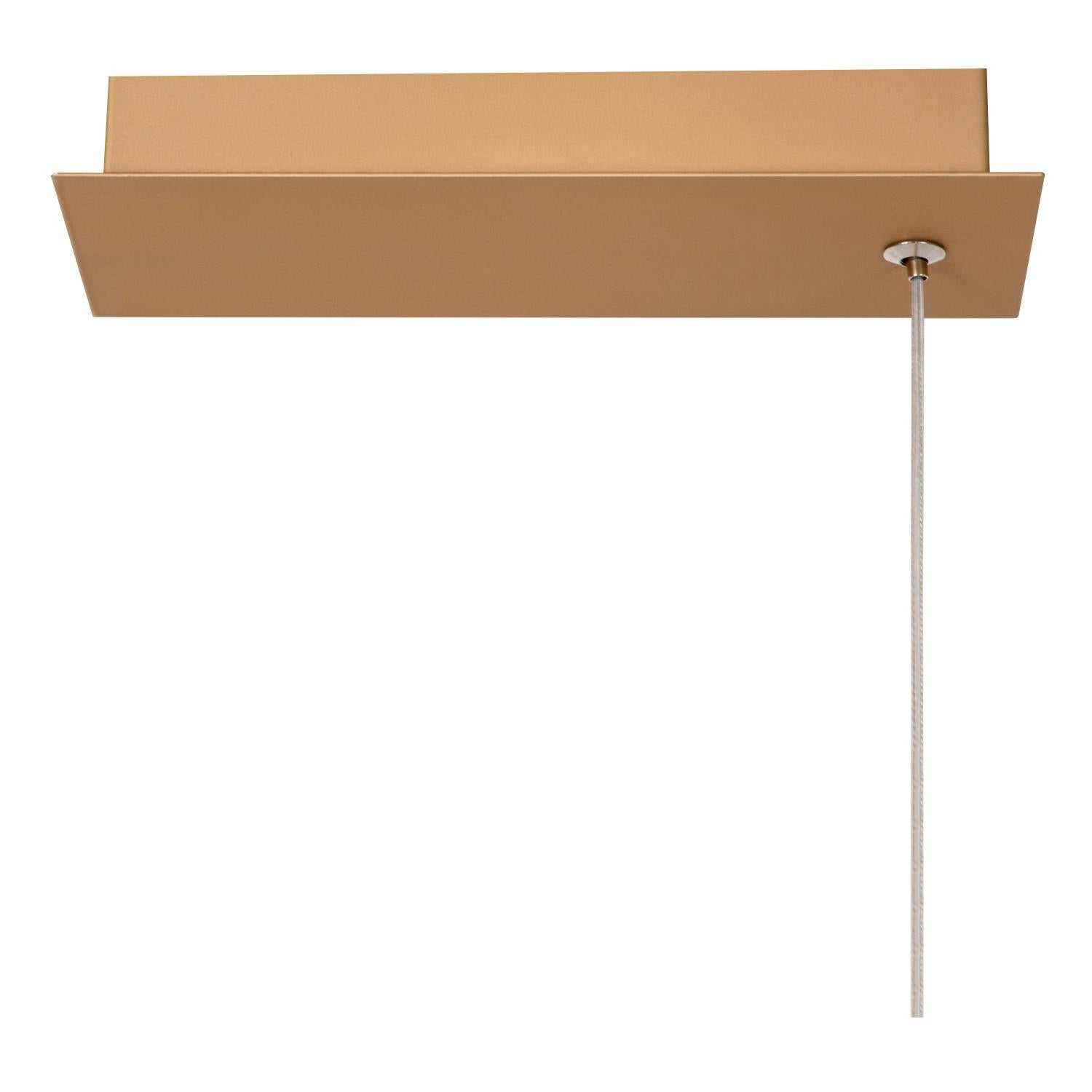 Lucide LAMBADA - Hanglamp - LED Dimb. - 1x47W 2700K - Champagne kleur | Premium - KwaliteitWonen.nl
