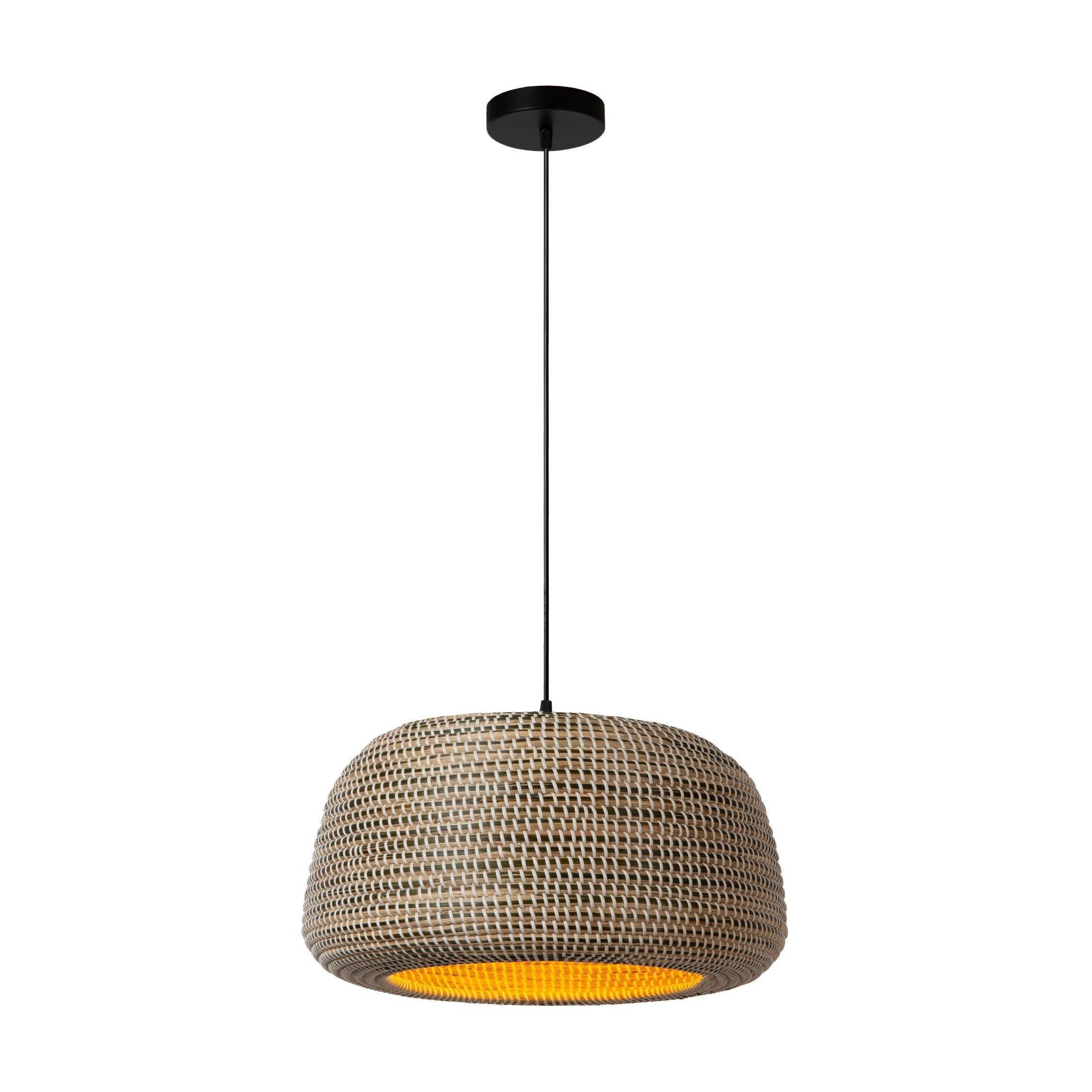 Lucide MADUKA - Hanglamp - 1xE27 - Bruin | Premium - KwaliteitWonen.nl