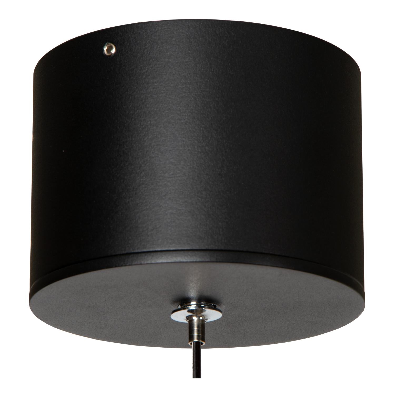 Lucide MARNIK - Hanglamp - Ø 2,5 cm - LED Dimb. - CCT - 1x22W 2700K/4000K - Handbewegingssensor - Zwart | Premium - KwaliteitWonen.nl