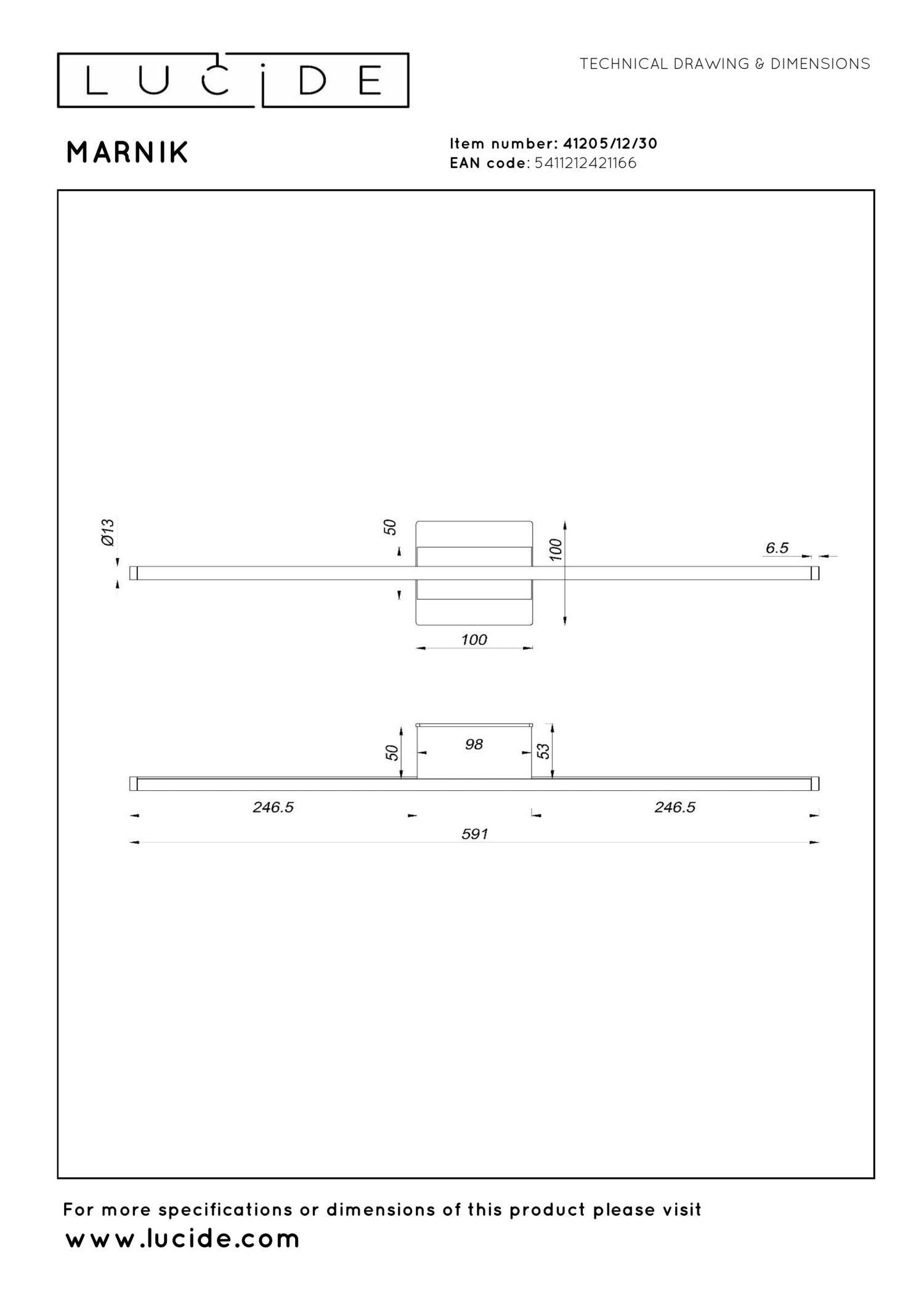 Lucide MARNIK - Wandlamp - LED Dimb. - CCT - 1x13W 2700K/4000K - Handbewegingssensor - Zwart | Premium - KwaliteitWonen.nl