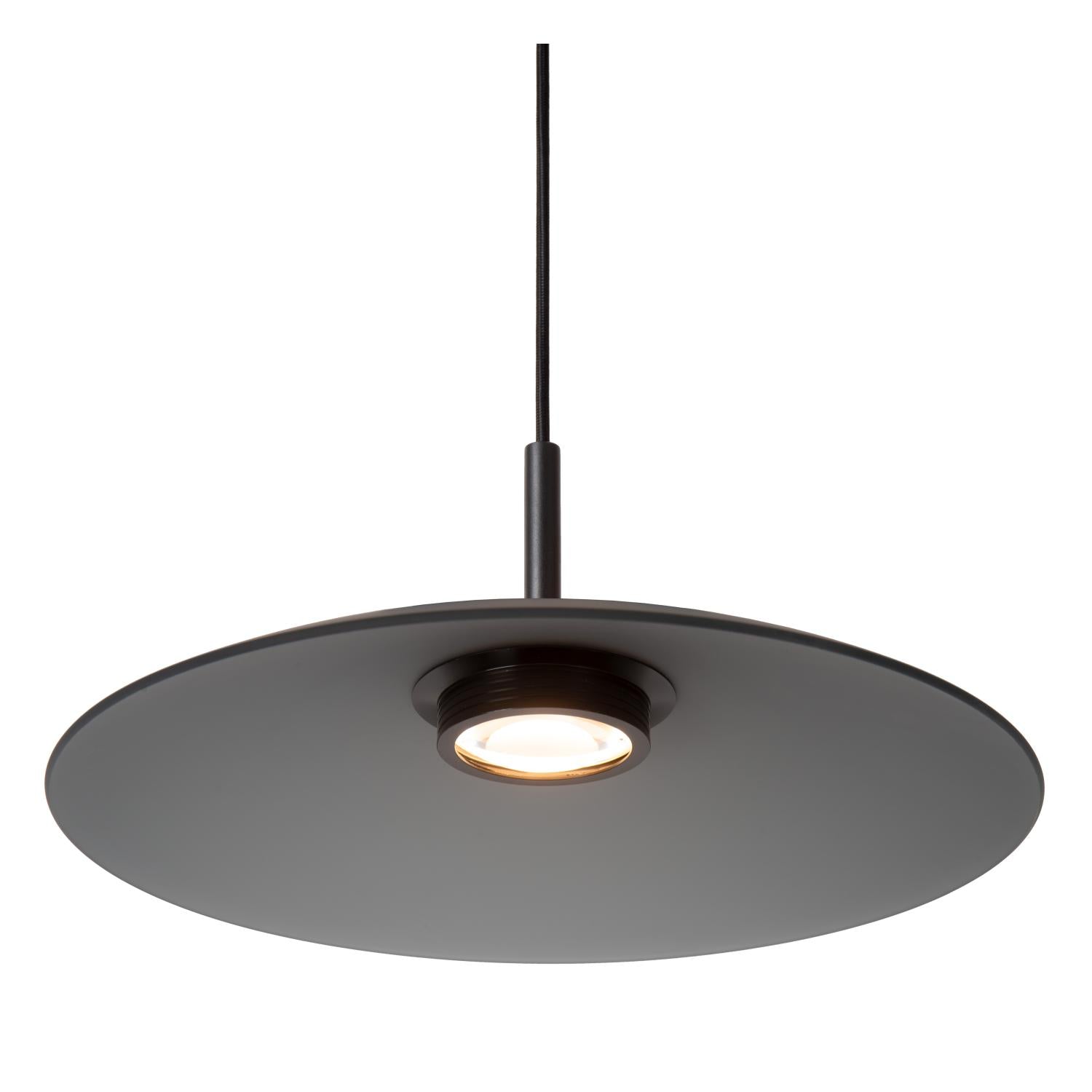 Lucide MENGA - Hanglamp - Ø 40 cm - LED Dimb. - 1x11W 2700K - Fumé | Premium - KwaliteitWonen.nl