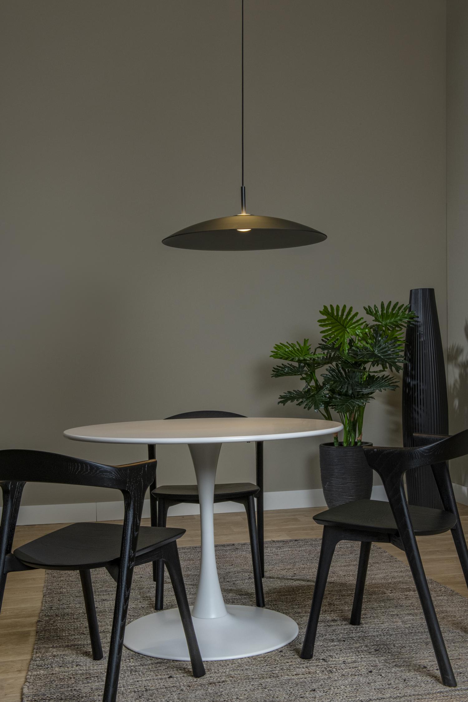 Lucide MENGA - Hanglamp - Ø 60 cm - LED Dimb. - 1x18,6W 2700K - Fumé | Premium - KwaliteitWonen.nl