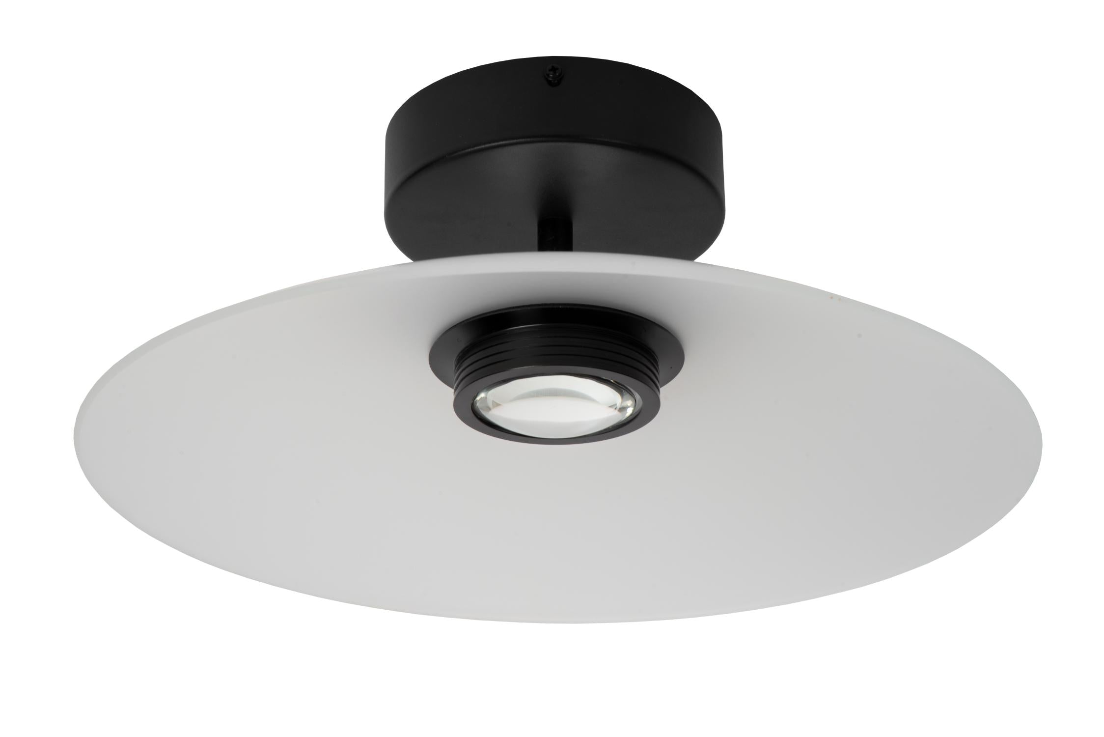 Lucide MENGA - Plafonnière - Ø 40 cm - LED Dimb. - 1x11W 2700K - Opaal | Premium - KwaliteitWonen.nl