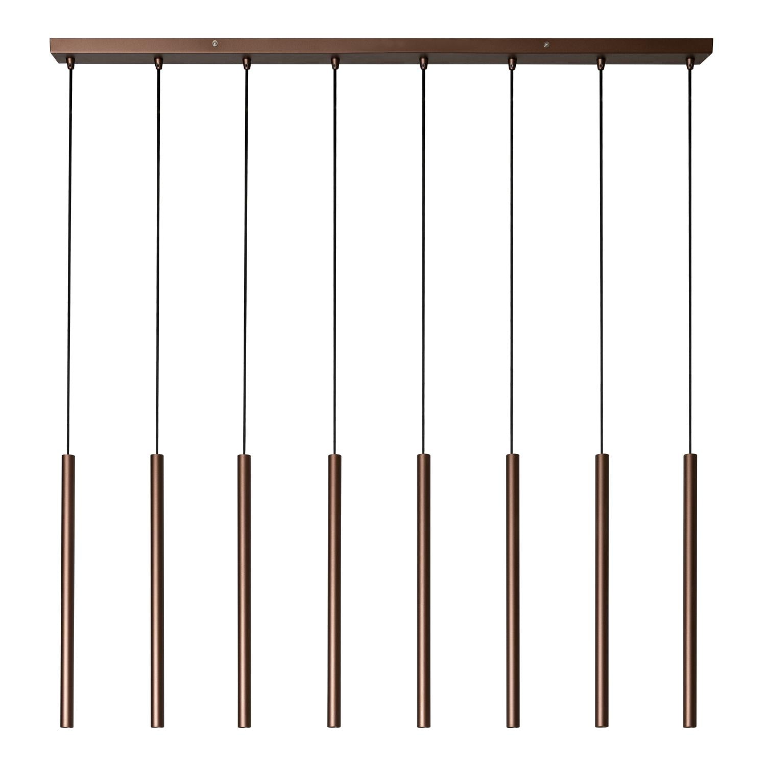 Lucide PHOENIX - Hanglamp - 8xG9 - Koffie | Vibes - KwaliteitWonen.nl