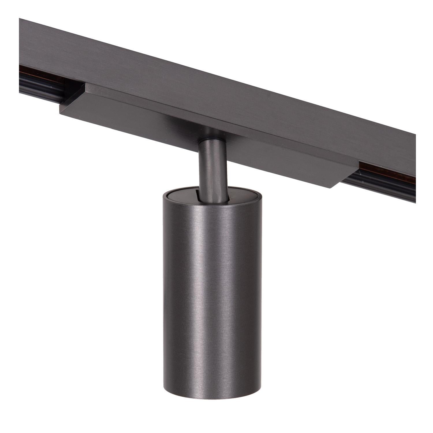 Lucide Premium LINIAL BIX Railspot - 1-fase Railsysteem / Smart Railverlichting - Smart - 48V Track - 1xLED - Mat Zwart Chroom - KwaliteitWonen.nl