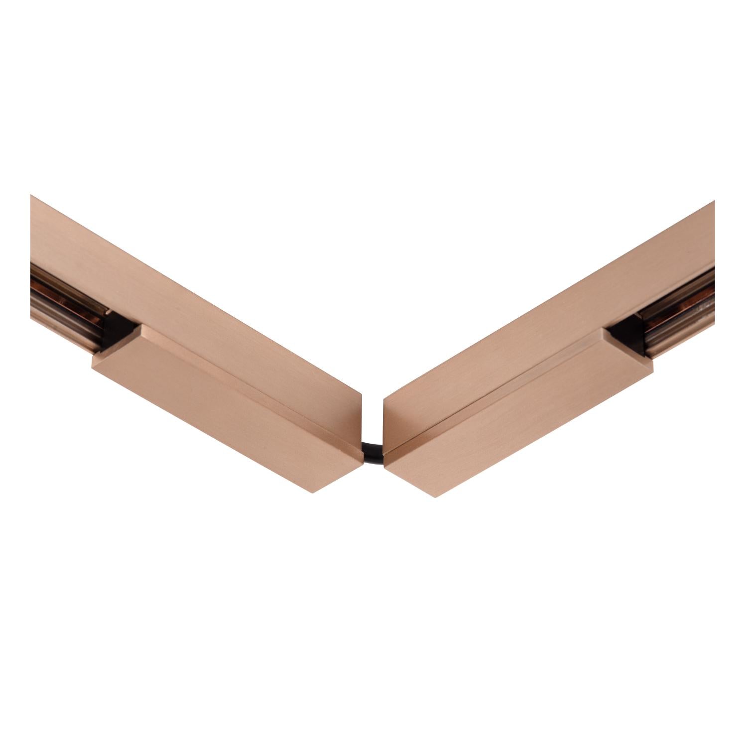 Lucide Premium LINIAL Flexibel -koppelstuk - 1-fase Railsysteem / Railverlichting - Smart - 48V Track - Champagne - KwaliteitWonen.nl