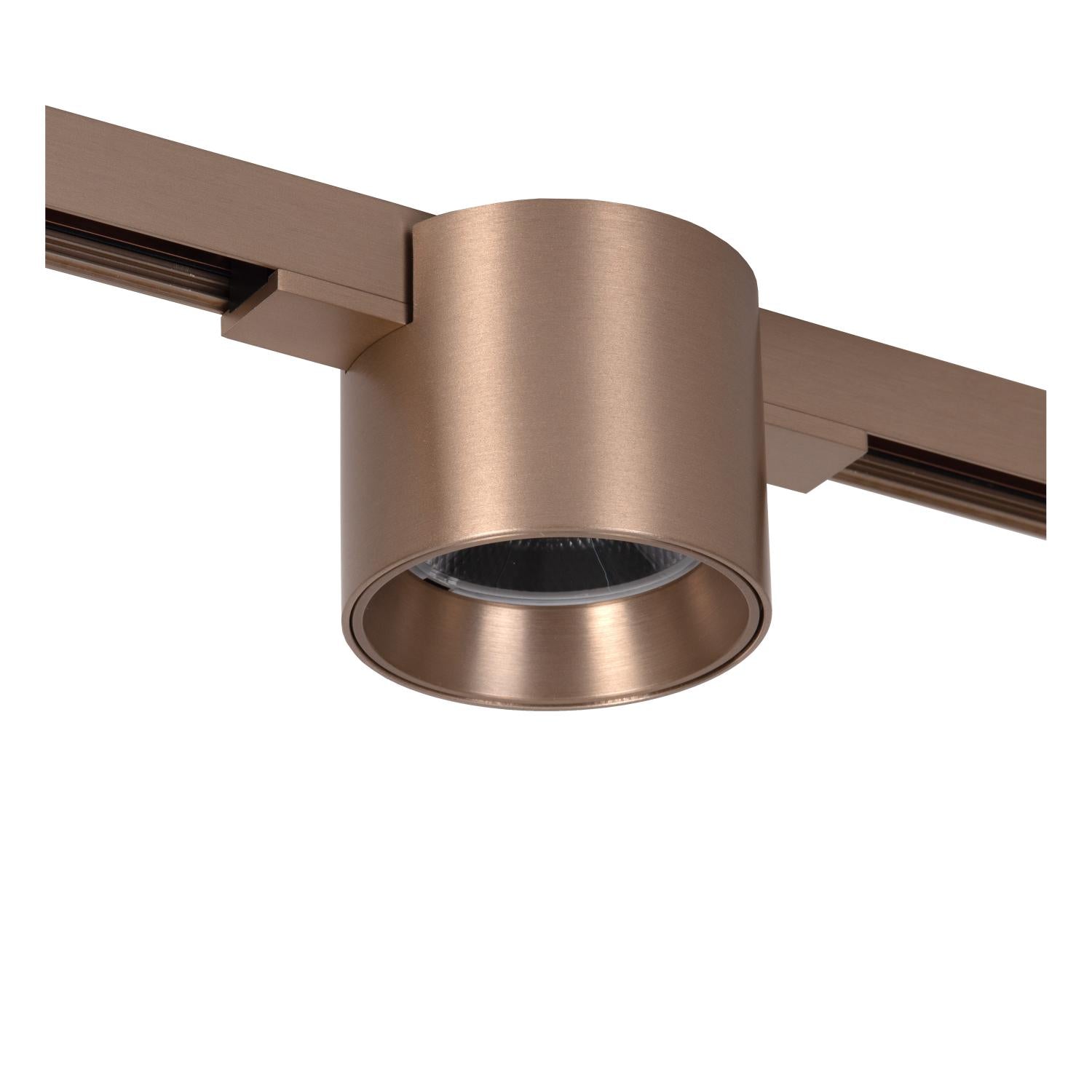 Lucide Premium LINIAL LUX Railspot - 1-fase Railsysteem / Smart Railverlichting - Smart - 48V Track - 1xLED - Champagne - KwaliteitWonen.nl