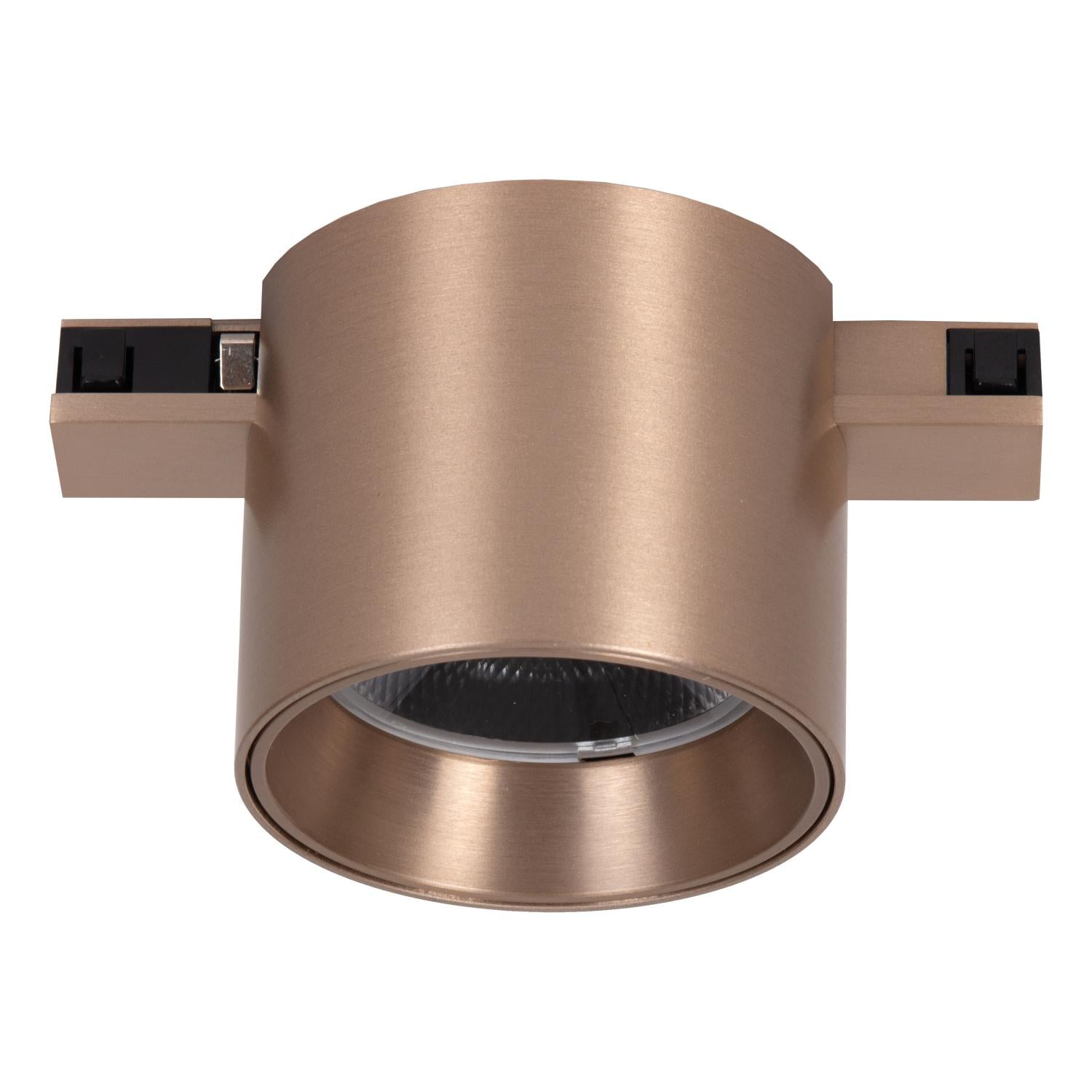 Lucide Premium LINIAL LUX Railspot - 1-fase Railsysteem / Smart Railverlichting - Smart - 48V Track - 1xLED - Champagne - KwaliteitWonen.nl