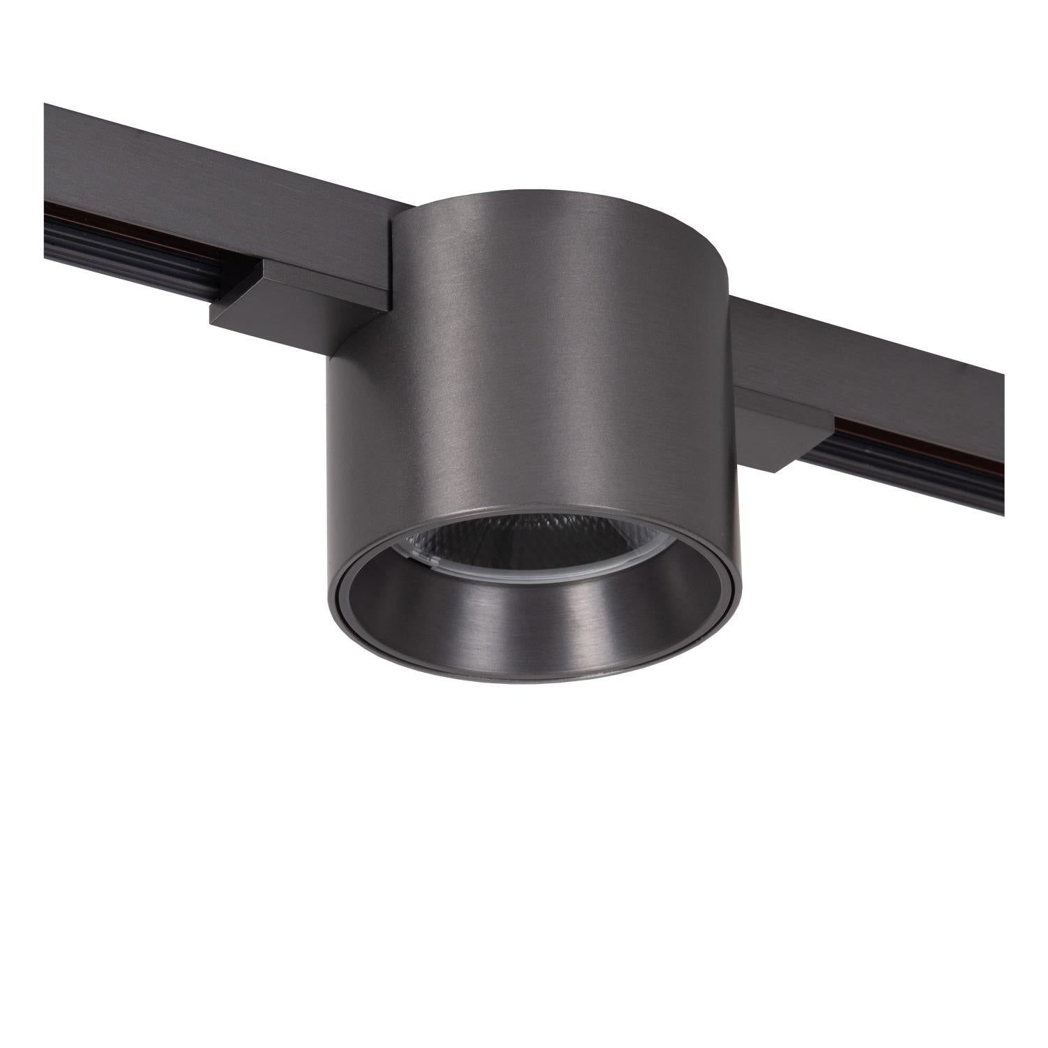 Lucide Premium LINIAL LUX Railspot - 1-fase Railsysteem / Smart Railverlichting - Smart - 48V Track - 1xLED - Mat Zwart Chroom - KwaliteitWonen.nl