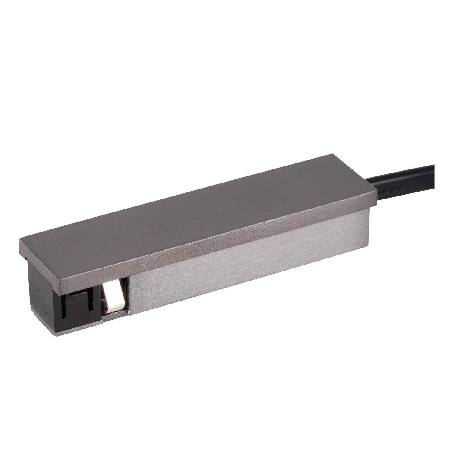 Lucide Premium LINIAL Startvoeding - Smart - 48V Track - 1-fase railsysteem / Railverlichting - Smart - 48V Track - Zwart Mat Chroom - KwaliteitWonen.nl