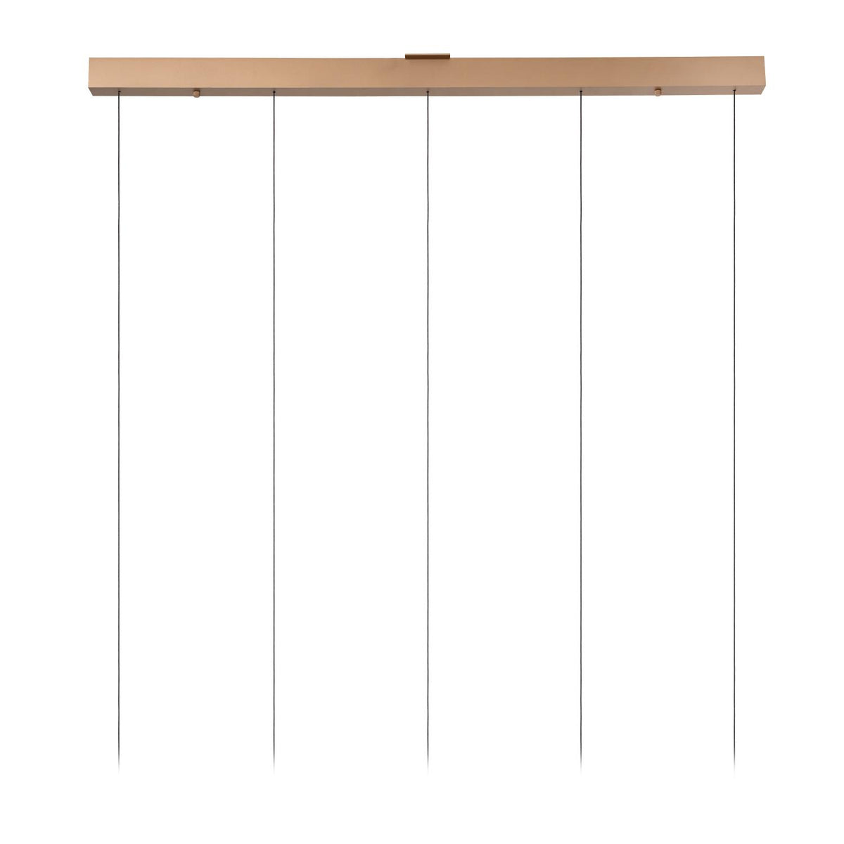 Lucide SANTIAGO - Hanglamp - LED Dimb. - CCT - 5x10W 2700K/4000K - Amber | Premium - KwaliteitWonen.nl