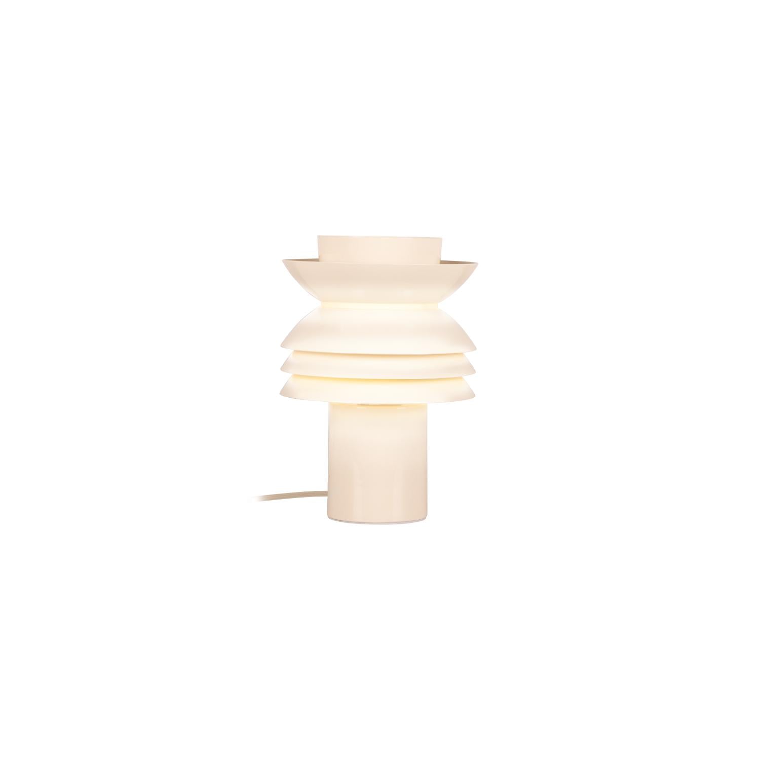 Lucide YINDRA - Tafellamp - Ø 17,5 cm - 1xE27 - Beige | Vibes - KwaliteitWonen.nl