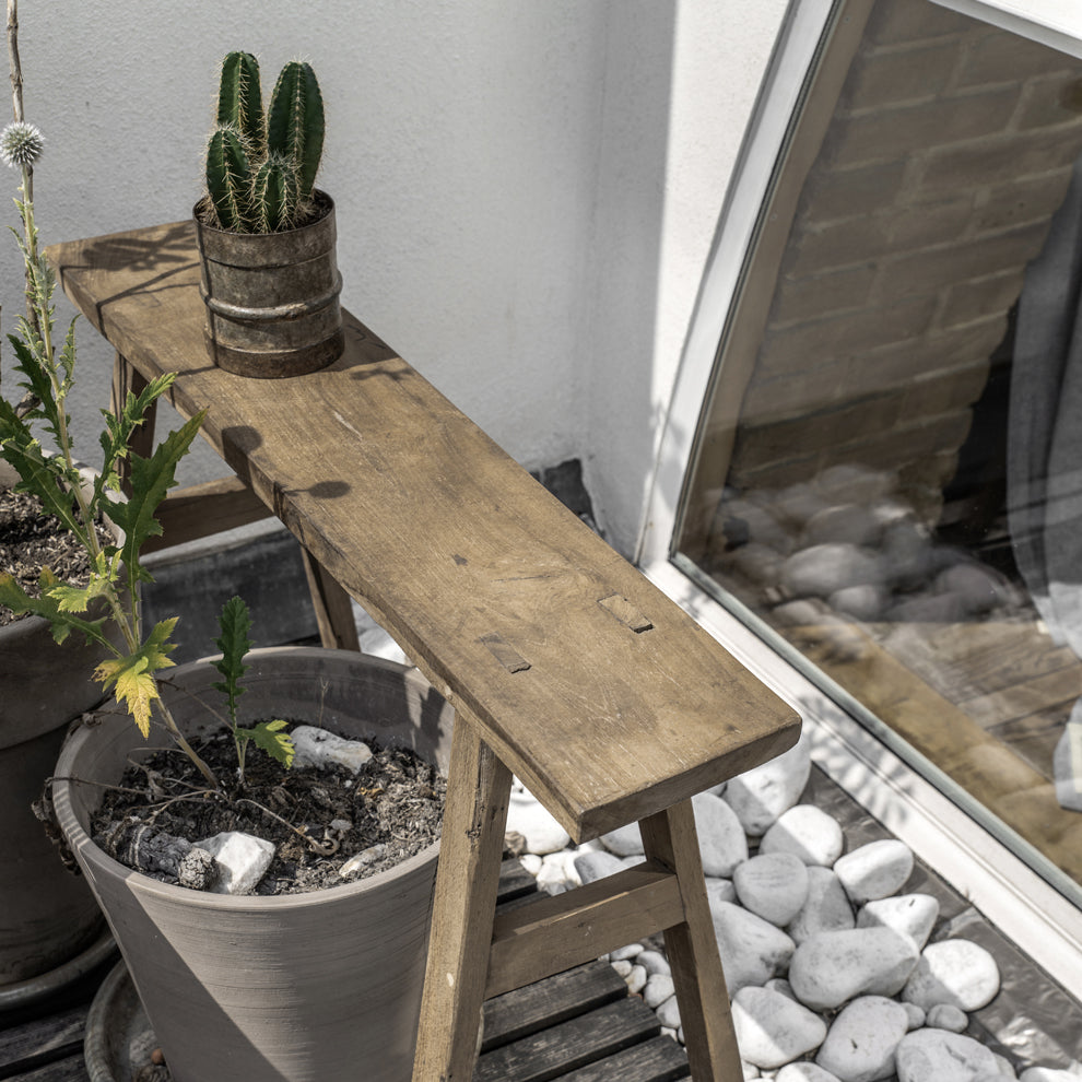 Raw Materials Bankje Java Carpenter Gerecycled Teakhout Large - KwaliteitWonen.nl