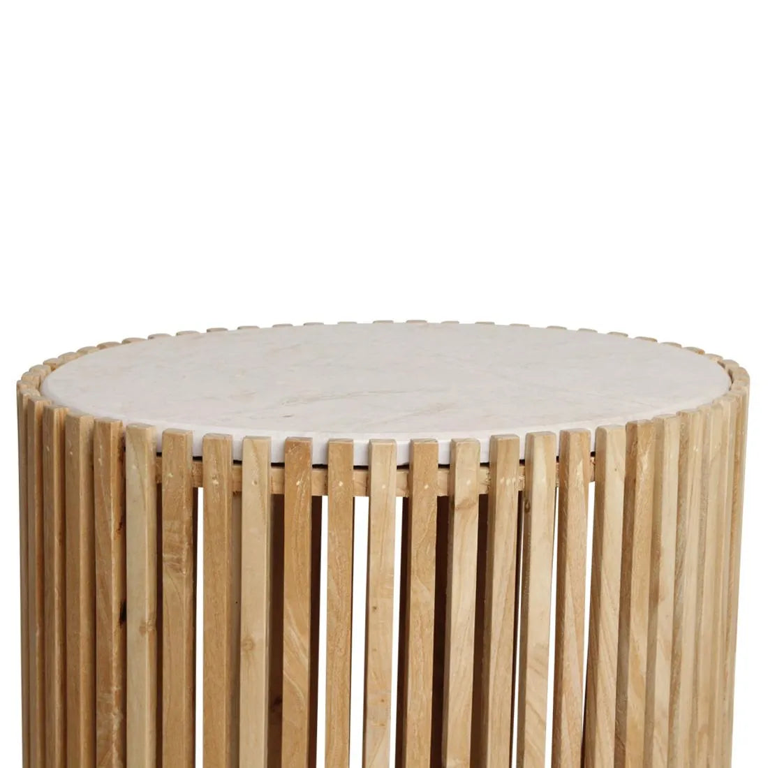 Raw Materials Bijzettafel Infinity Ovaal 52x42cm Marmer Naturel - KwaliteitWonen.nl