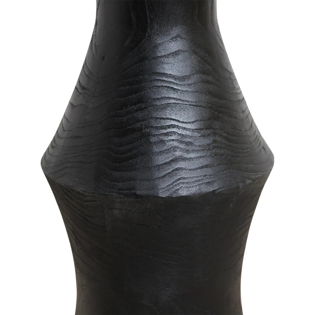 Raw Materials Bijzettafel Nero Twilight Rond 50cm Teakhout Zwart - KwaliteitWonen.nl