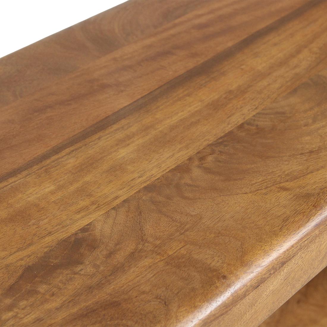 Raw Materials Boekenkast Bullnose Rek Mangohout - KwaliteitWonen.nl