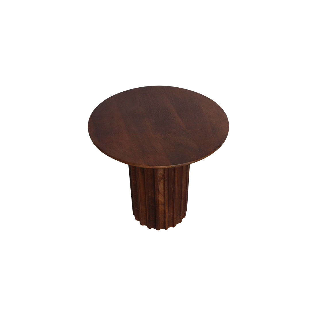 Raw Materials Bullnose Bijzettafel Omgekeerd Bruin Ø 50 Cm - KwaliteitWonen.nl