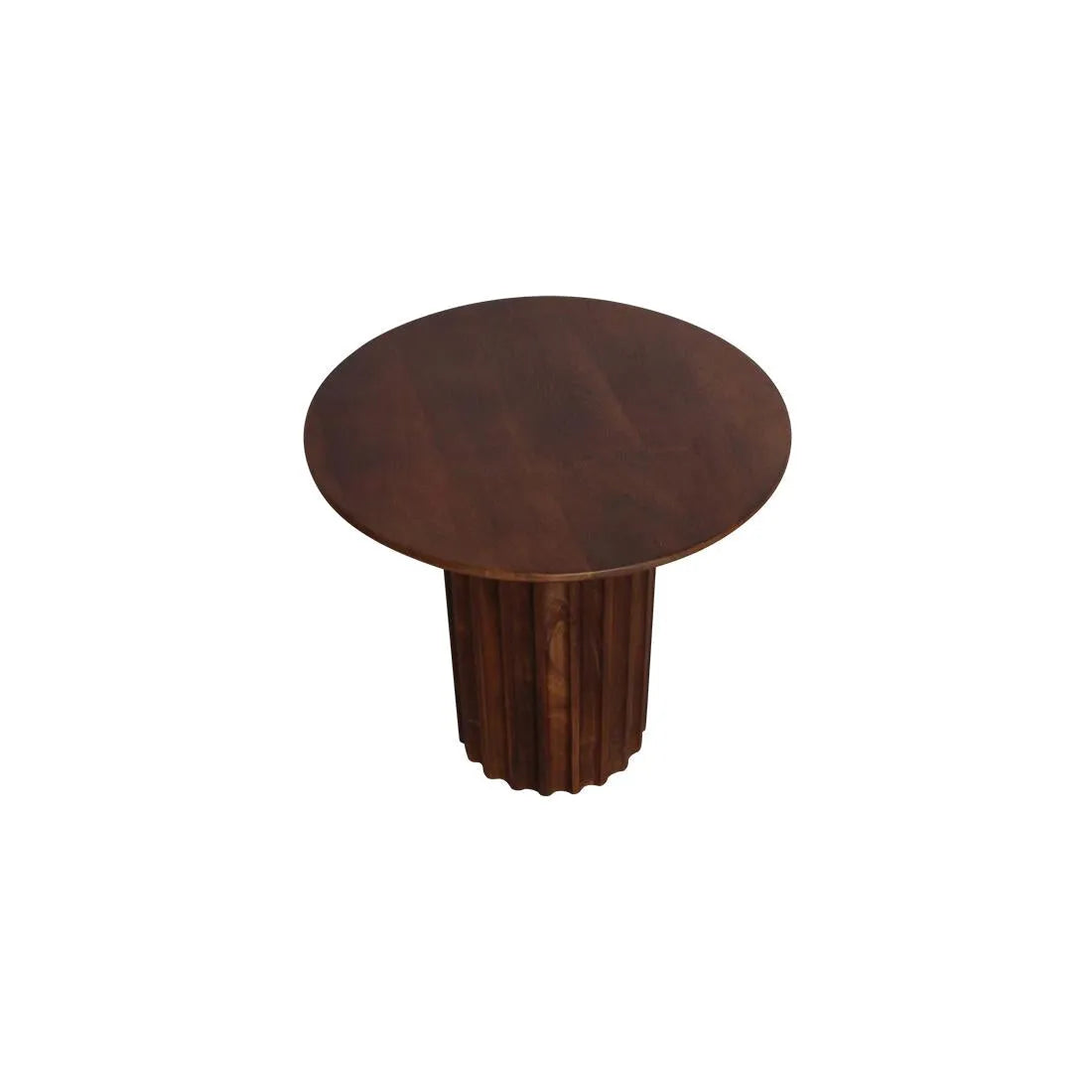 Raw Materials Bullnose Bijzettafel Omgekeerd Bruin Ø 50 Cm - KwaliteitWonen.nl