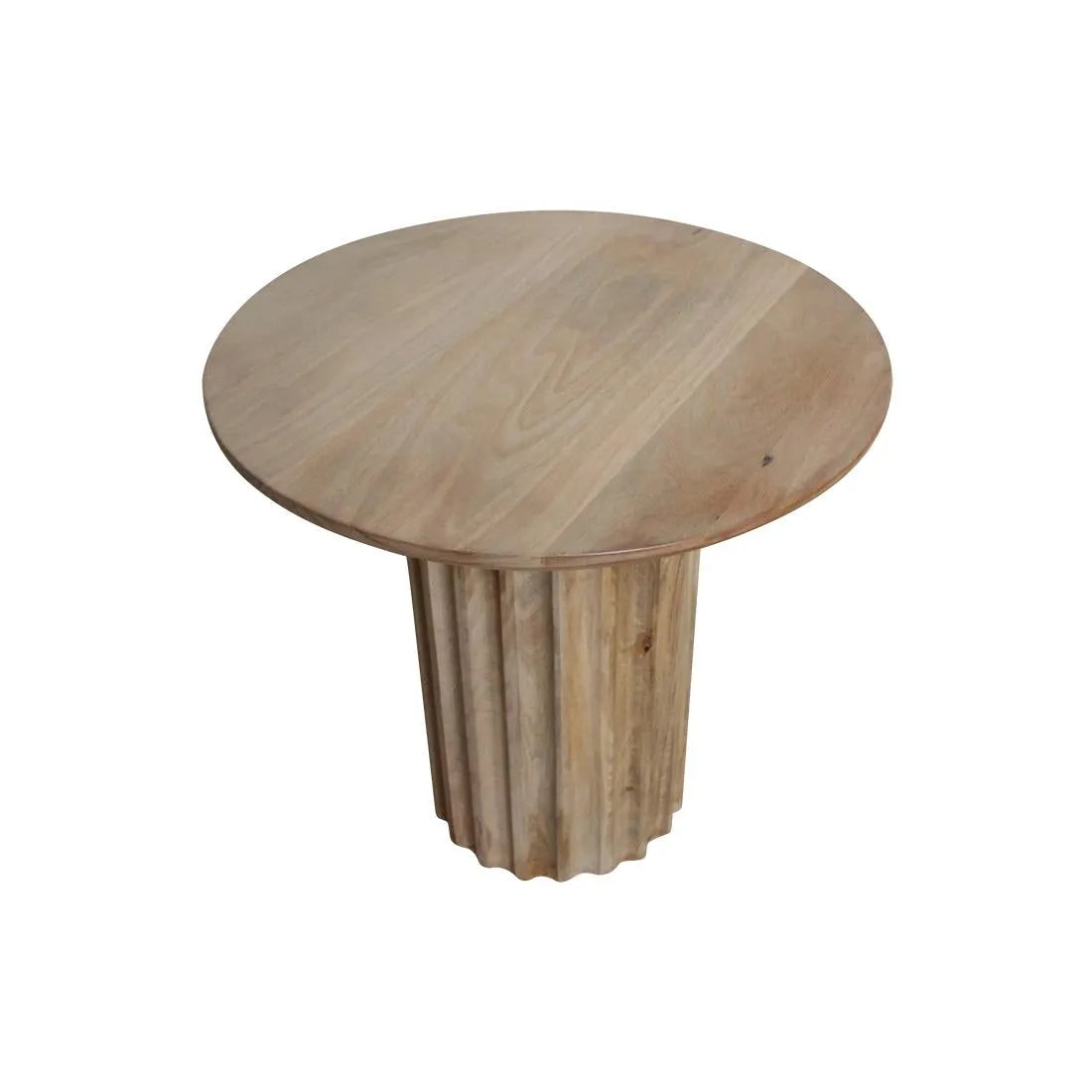 Raw Materials Bullnose Bijzettafel Omgekeerd Naturel Ø 50 Cm - KwaliteitWonen.nl