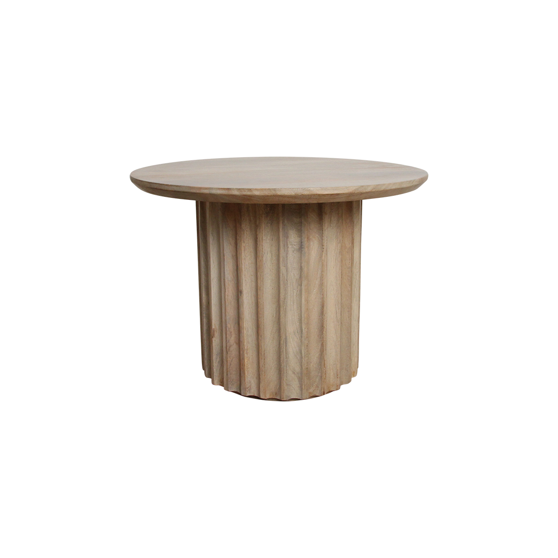 Raw Materials Bullnose Bijzettafel Omgekeerd Naturel Ø 55 Cm - KwaliteitWonen.nl