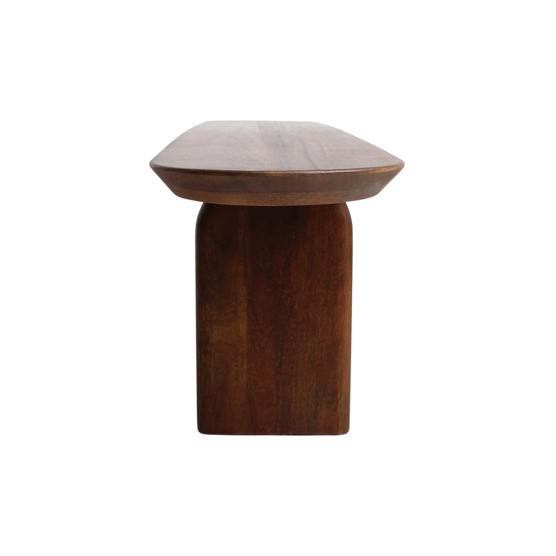 Raw Materials Bullnose Eetkamerbank Mangohout Bruin 180cm - KwaliteitWonen.nl