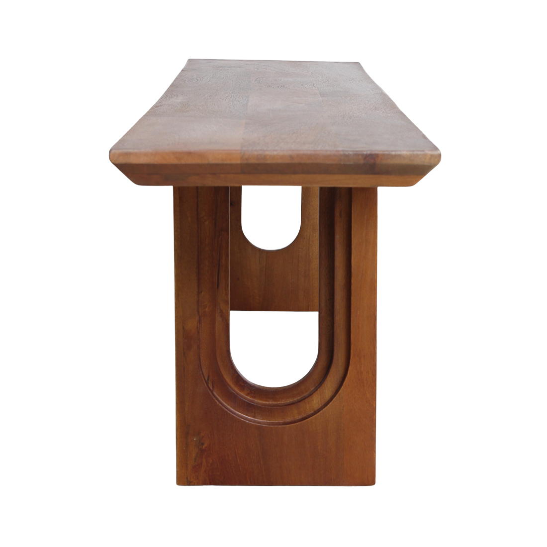 Raw Materials Eetkamerbank Bullnose Chamfered 180cm mangohout - KwaliteitWonen.nl
