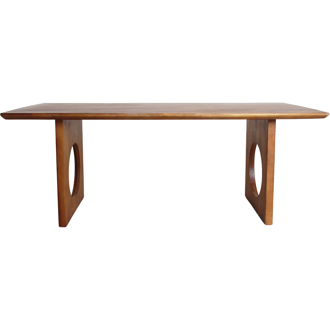 Raw Materials Eettafel Bullnose Chamfered Loop 180cm mangohout - KwaliteitWonen.nl