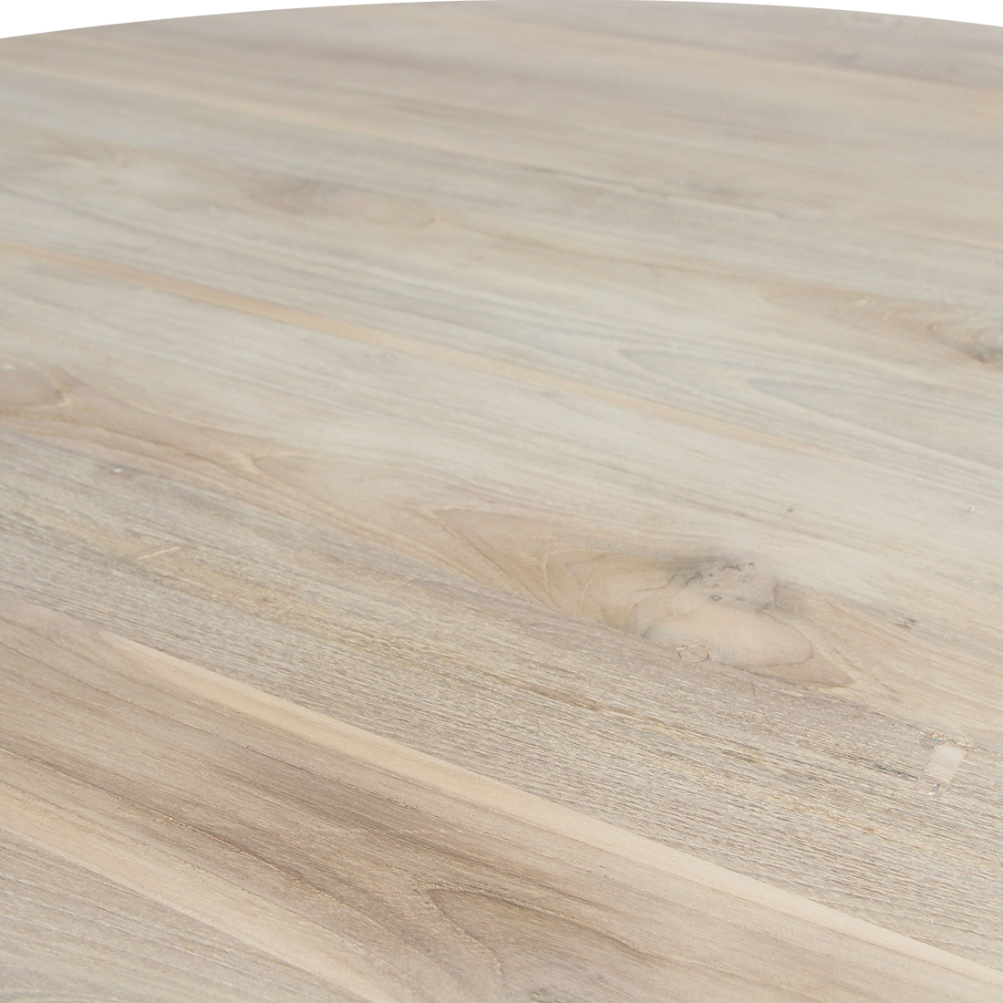 Raw Materials Eettafel Eiffel Rond 140cm Teakhout - KwaliteitWonen.nl