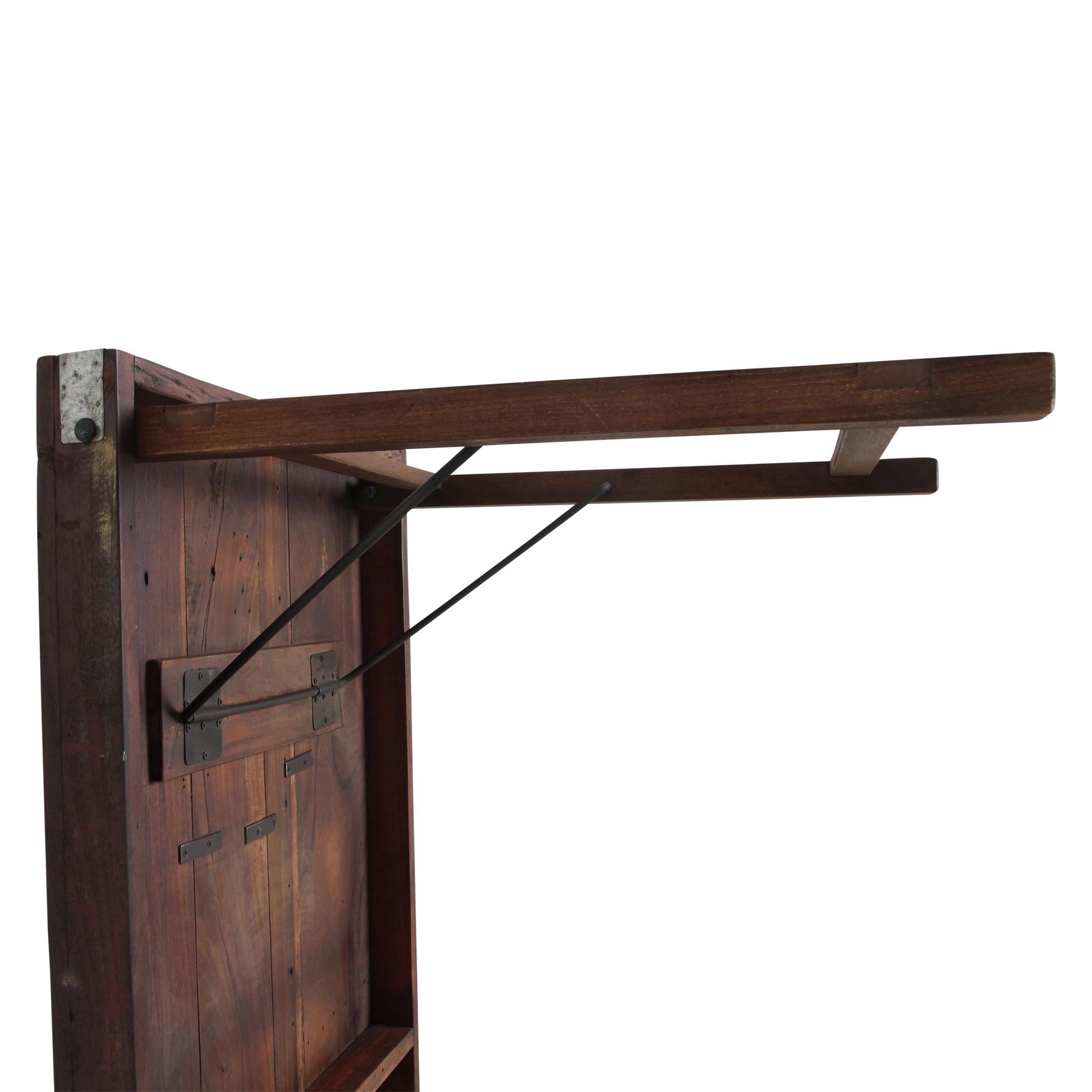 Raw Materials Eettafel Vintage Inklapbaar 165x75cm Gerecycled Hout - KwaliteitWonen.nl