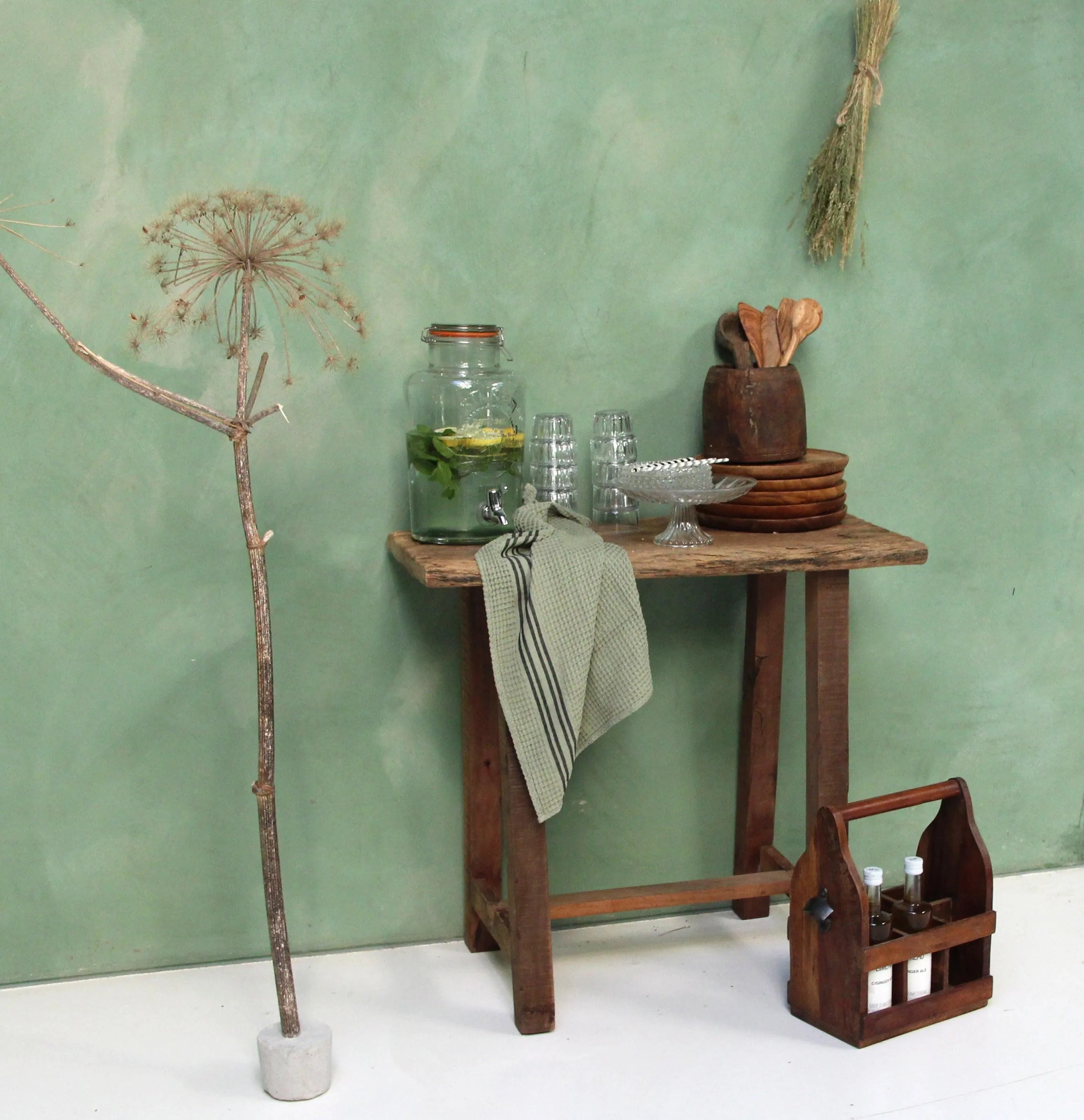 Raw Materials Farmwood Bijzettafel - Fsc-Gerecycled Hout - KwaliteitWonen.nl