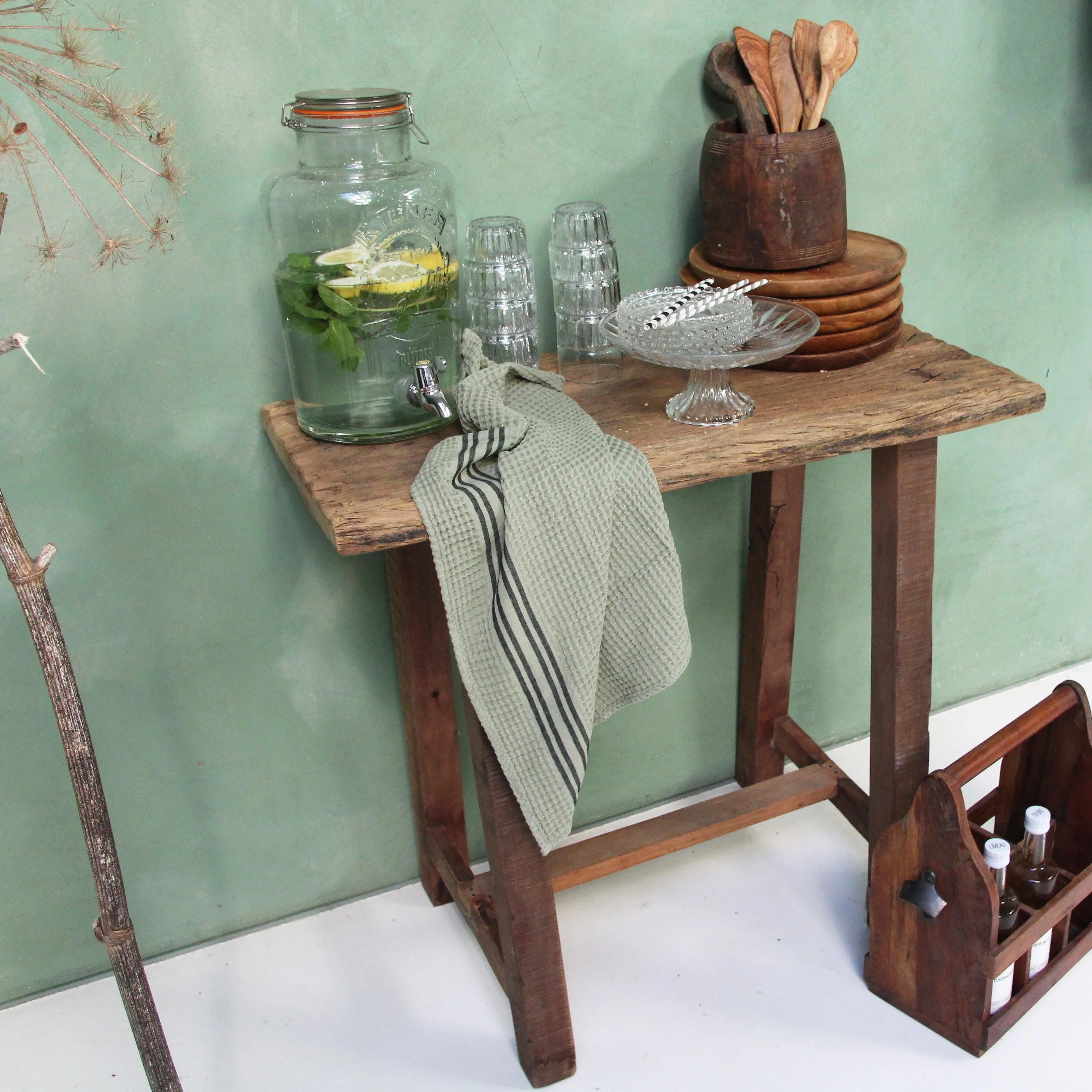 Raw Materials Farmwood Bijzettafel - Fsc-Gerecycled Hout - KwaliteitWonen.nl