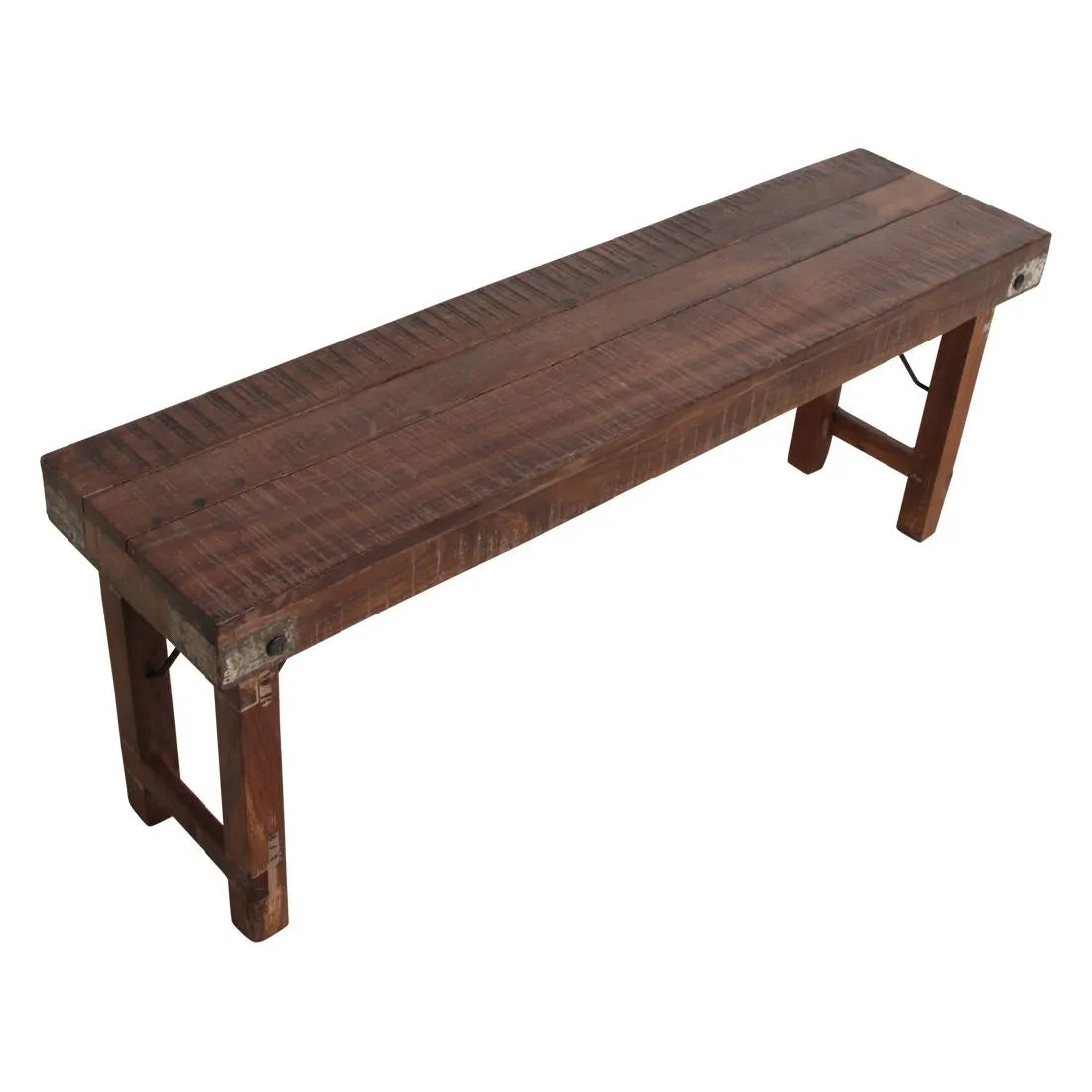 Raw Materials Inklapbare Eetkamerbank - Fsc-Gerecycled Hout - 120 Cm - KwaliteitWonen.nl