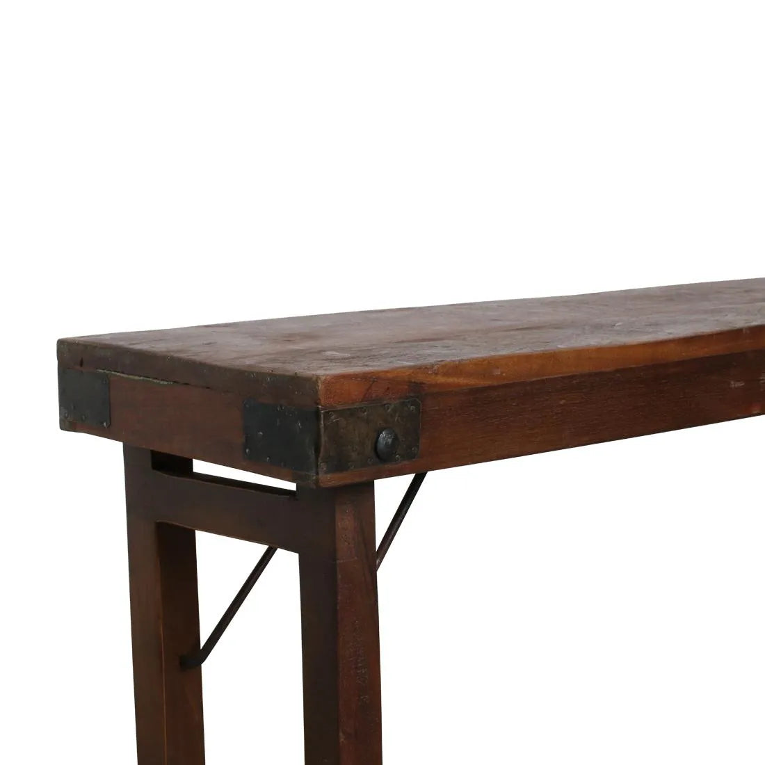 Raw Materials Inklapbare Eetkamerbank - Fsc-Gerecycled Hout - 160 Cm - KwaliteitWonen.nl