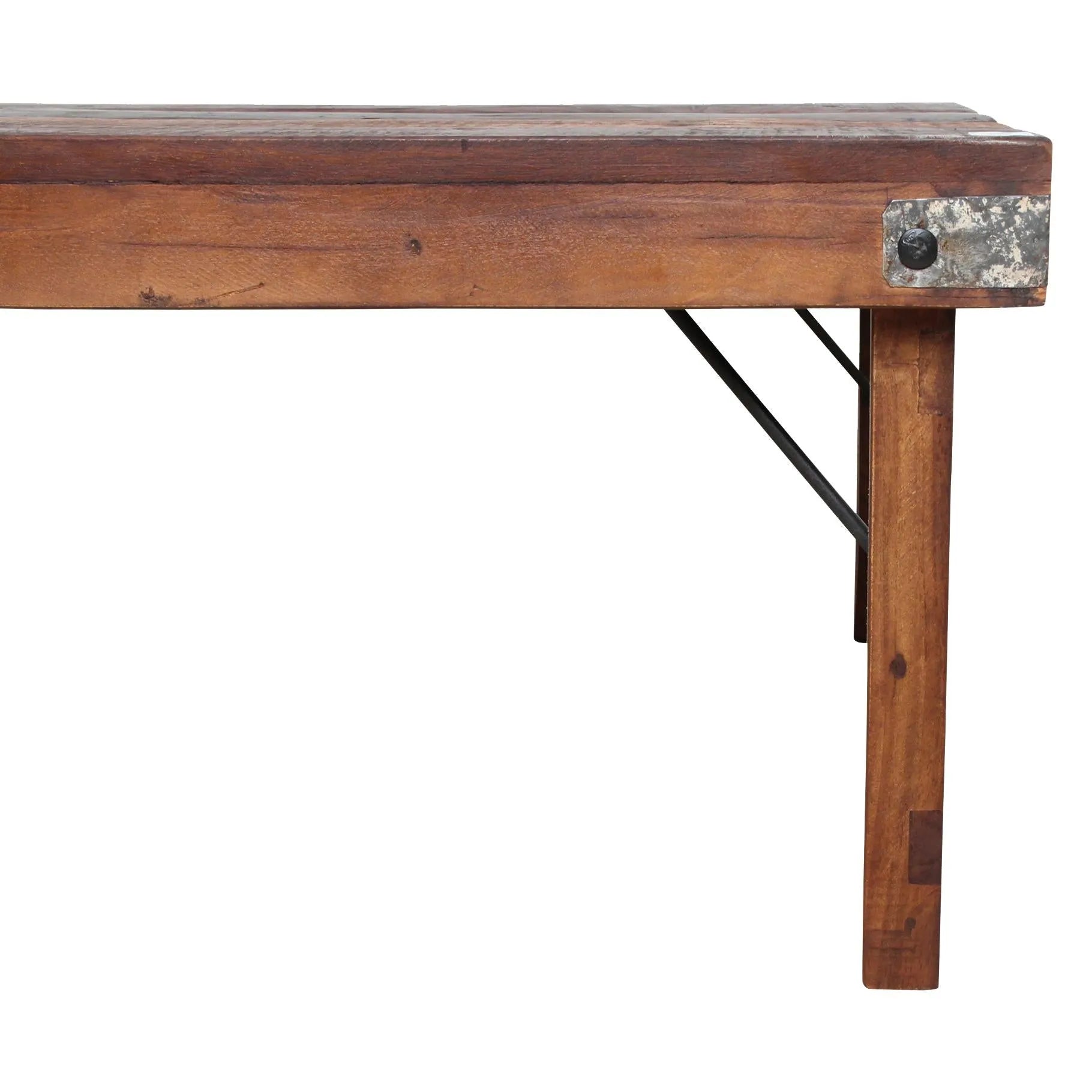 Raw Materials Inklapbare Salontafel 120x75cm Gerecycled Hout - KwaliteitWonen.nl