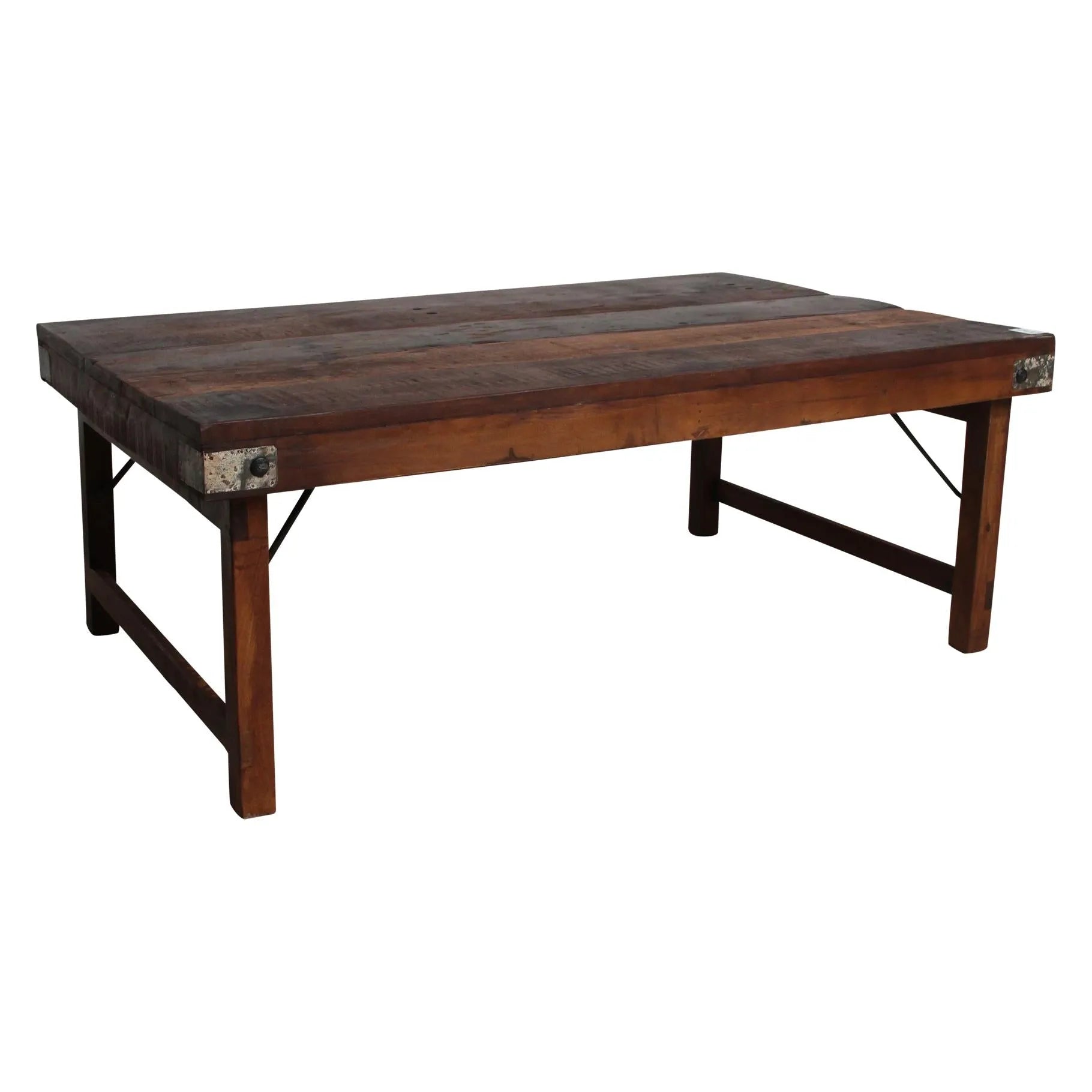 Raw Materials Inklapbare Salontafel 120x75cm Gerecycled Hout - KwaliteitWonen.nl
