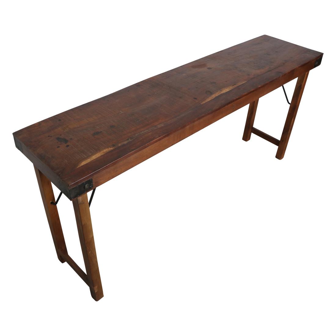 Raw Materials Inklapbare Wandtafel Bruin - 165x40cm - KwaliteitWonen.nl