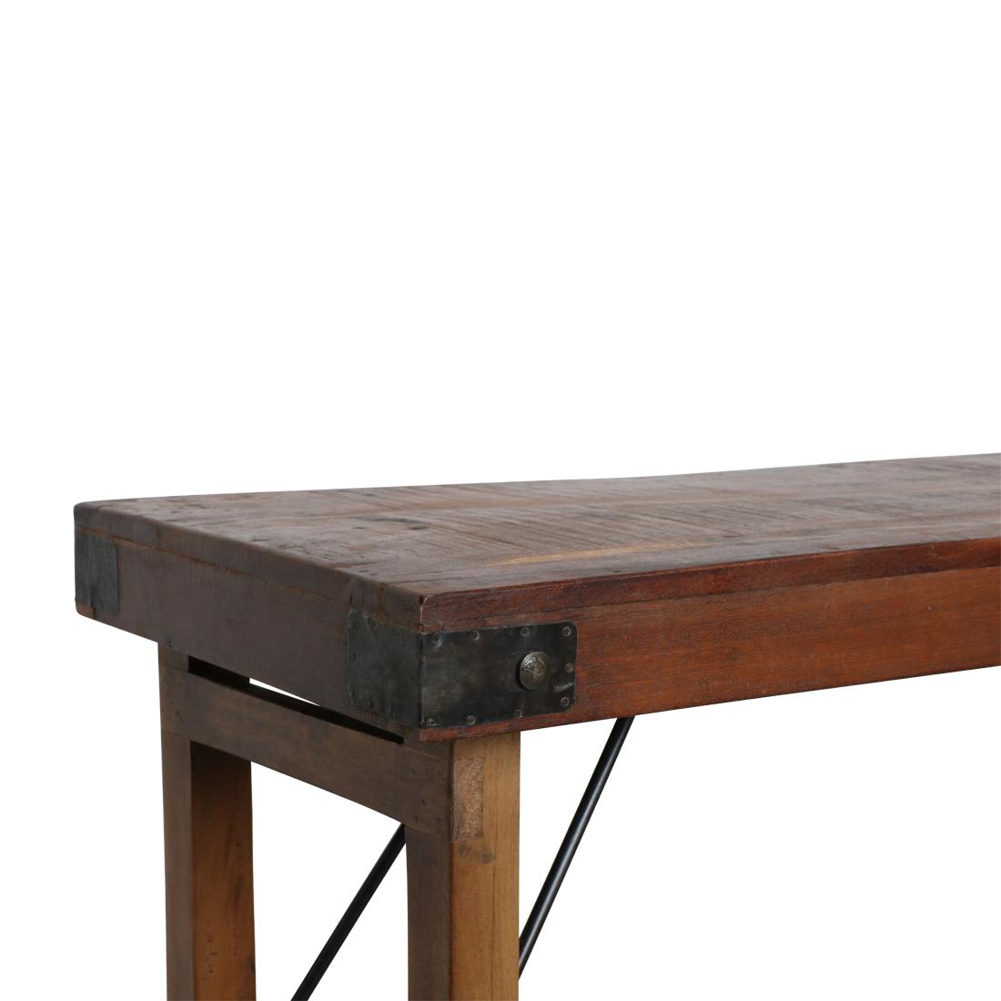 Raw Materials Inklapbare Wandtafel Bruin - 165x40cm - KwaliteitWonen.nl
