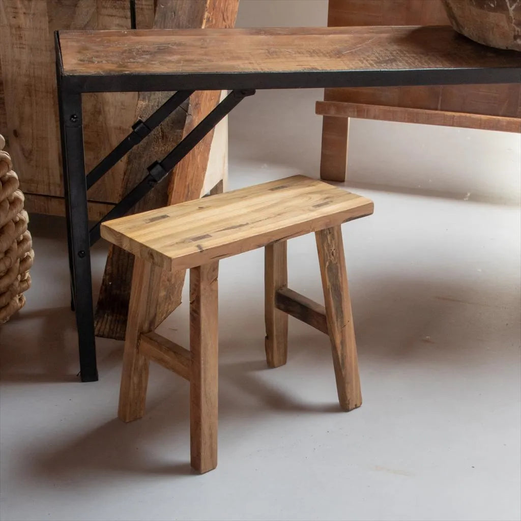 Raw Materials Kruk Java Carpenter Gerecycled Teakhout Small - KwaliteitWonen.nl