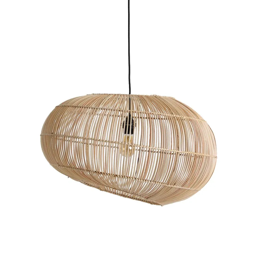 Raw Materials Luna Rotan Hanglamp Orbit -Ø 62x37 Cm - KwaliteitWonen.nl