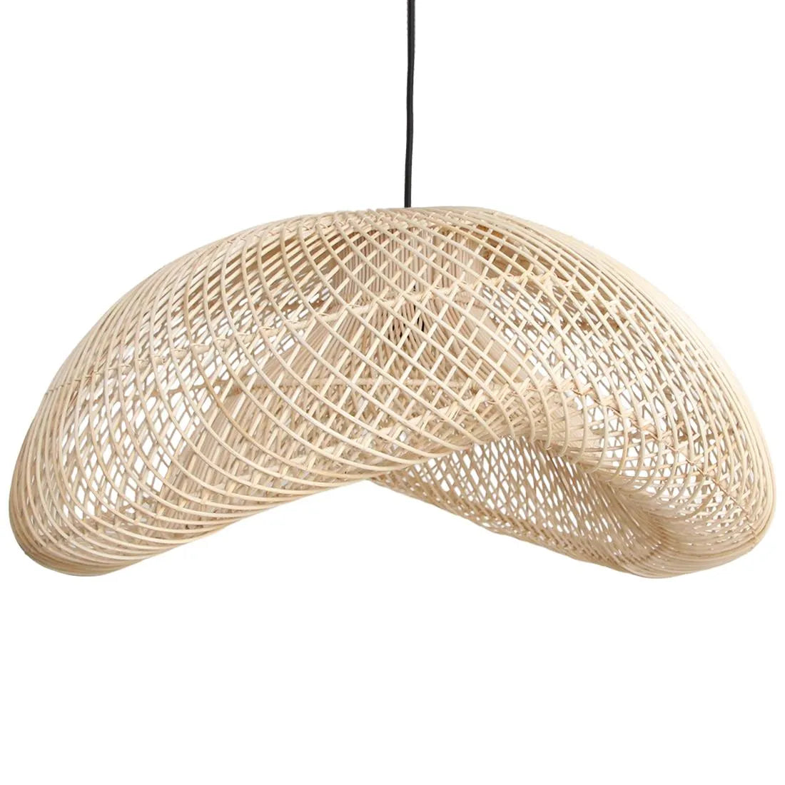 Raw Materials Maze Rotan Hanglamp Organisch Xl - Ø 75x31 Cm - KwaliteitWonen.nl